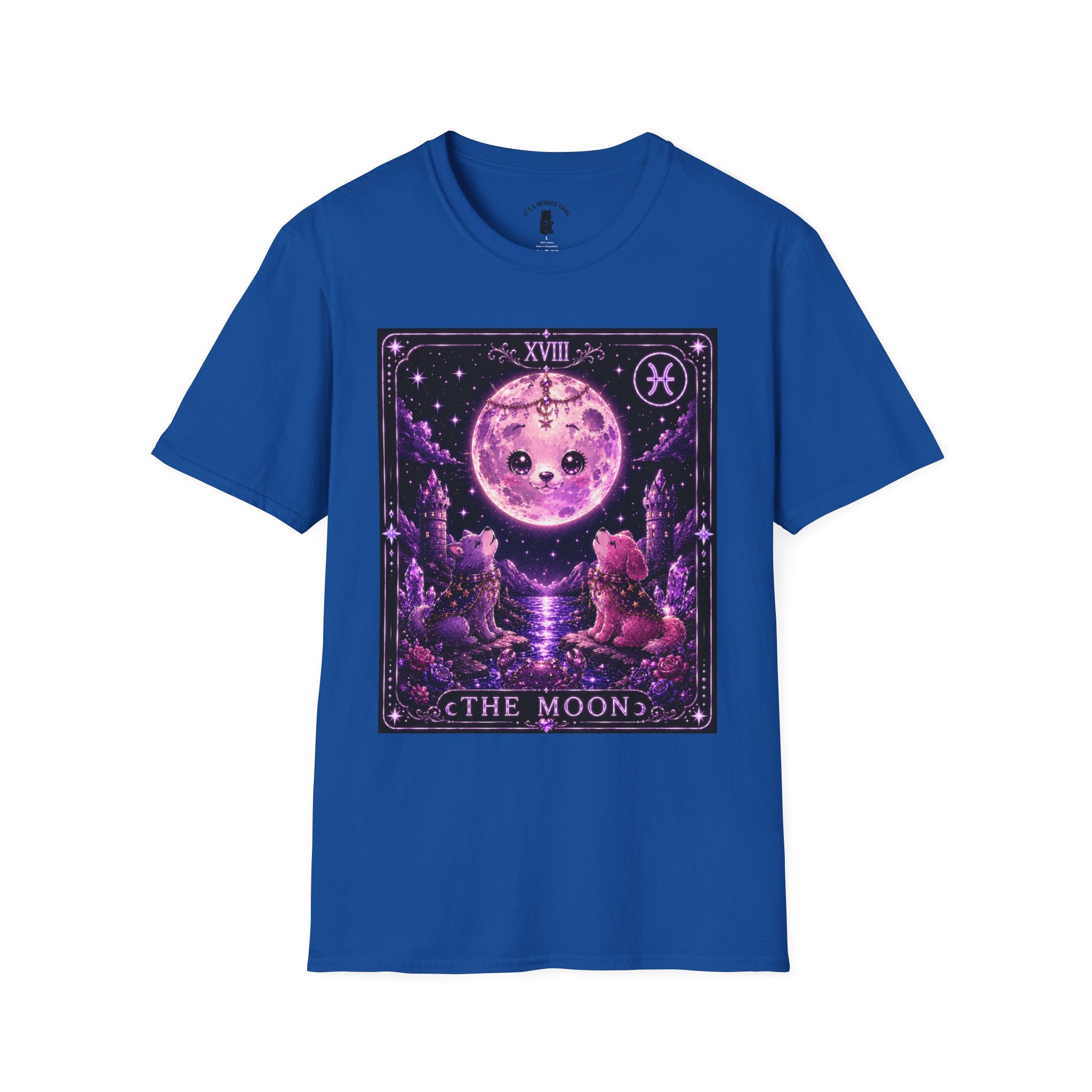 The Moon Tarot Astrological Style Oozy Bear Gummy Friend- Graphic Shirt