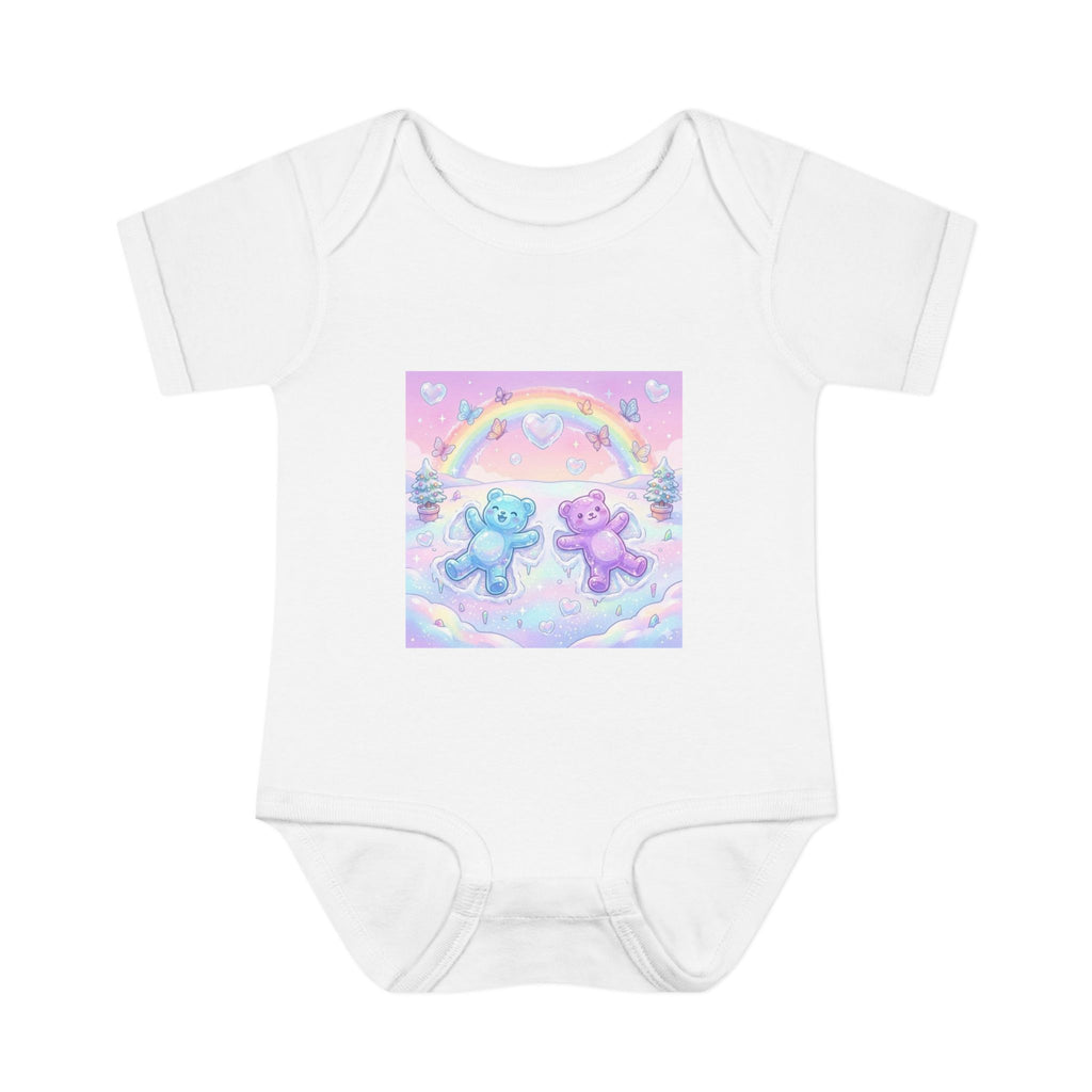 Twin Snow Angel Gooey Gummy Bears Infant Bodysuit — Cute Baby Onesie