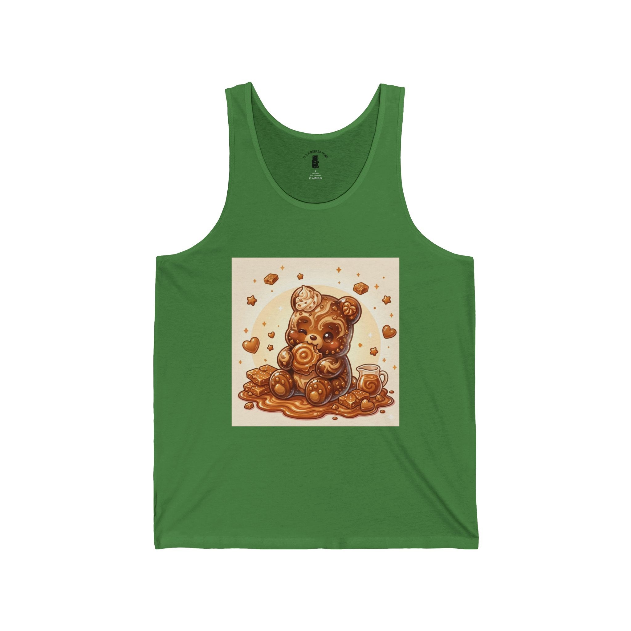 Cinnamon Coffee Cake, Gooey Gummy Bear— Cute Graphic Tank Top
