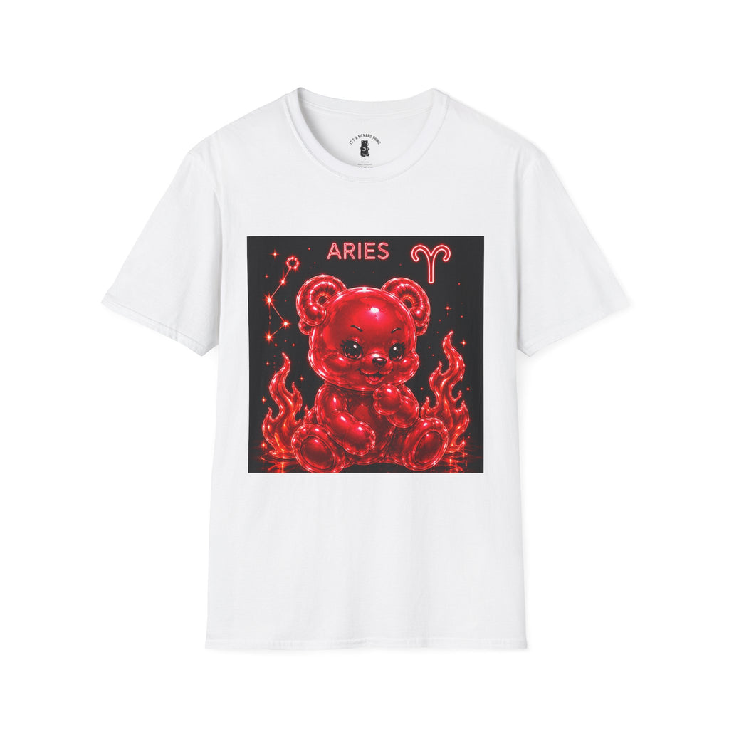 Aries Zodiac Oozy Bear Friend Astrology Special Addition- Graphic Shirt