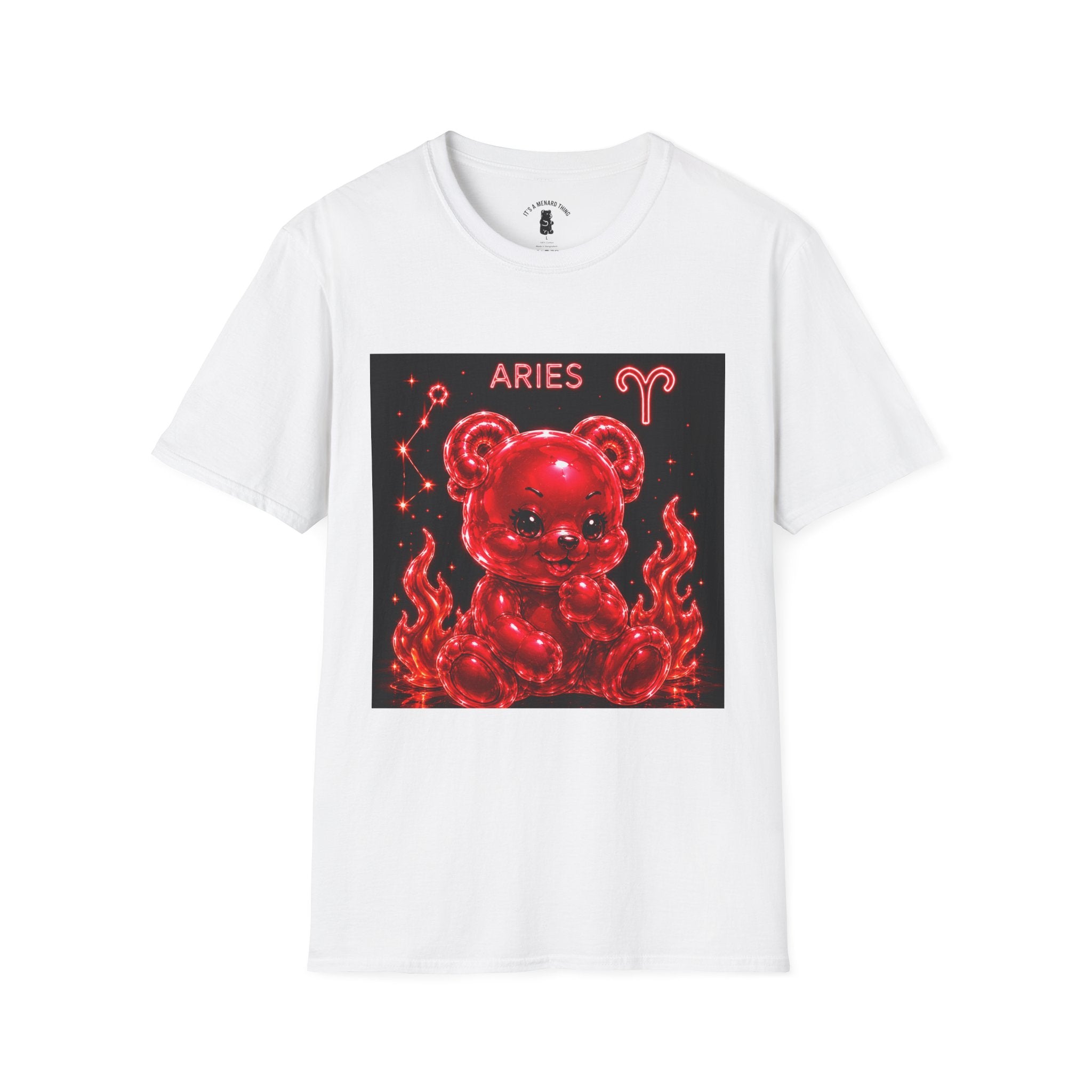 Aries Zodiac Oozy Bear Friend Astrology Special Addition- Graphic Shirt