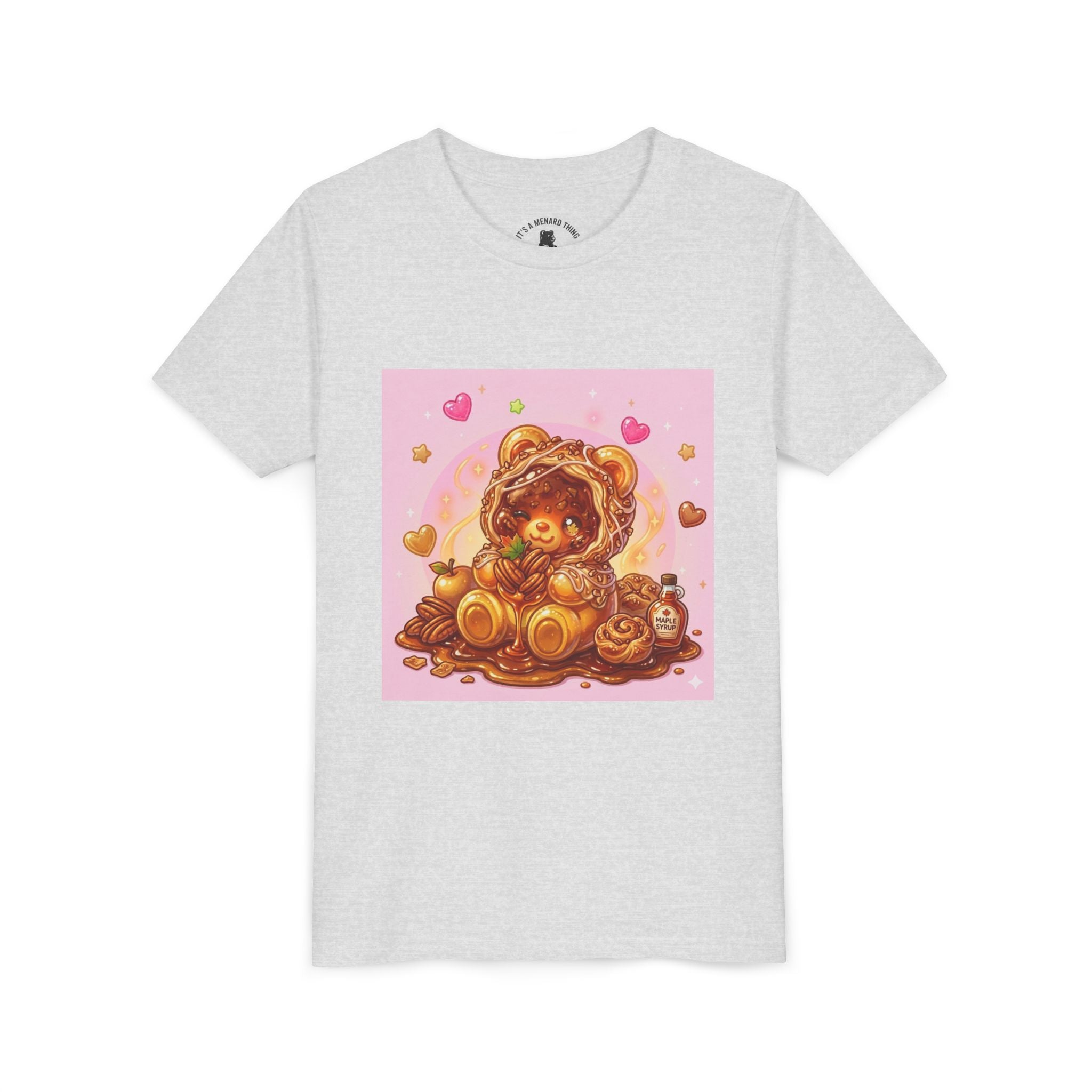 Cinnamon, Butter & Pecan Danish Gooey Gummy Bear Youth T-Shirt