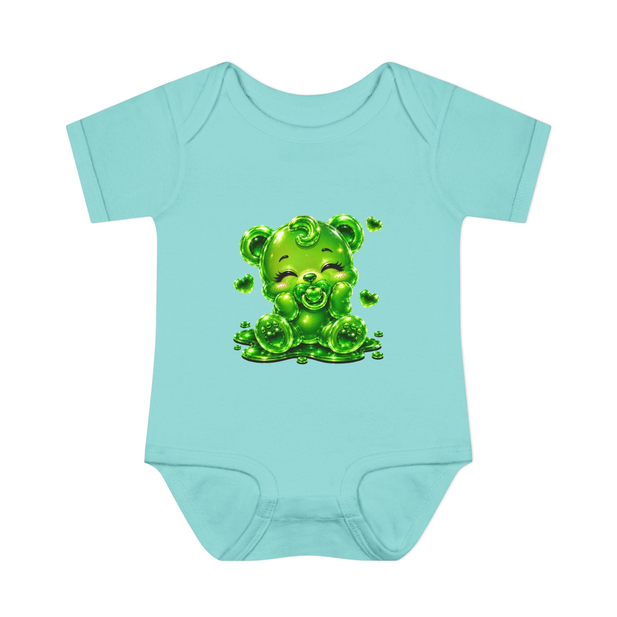 Happy Oozy Baby Gummy Bear Cutie Addition- Graphic Onesie