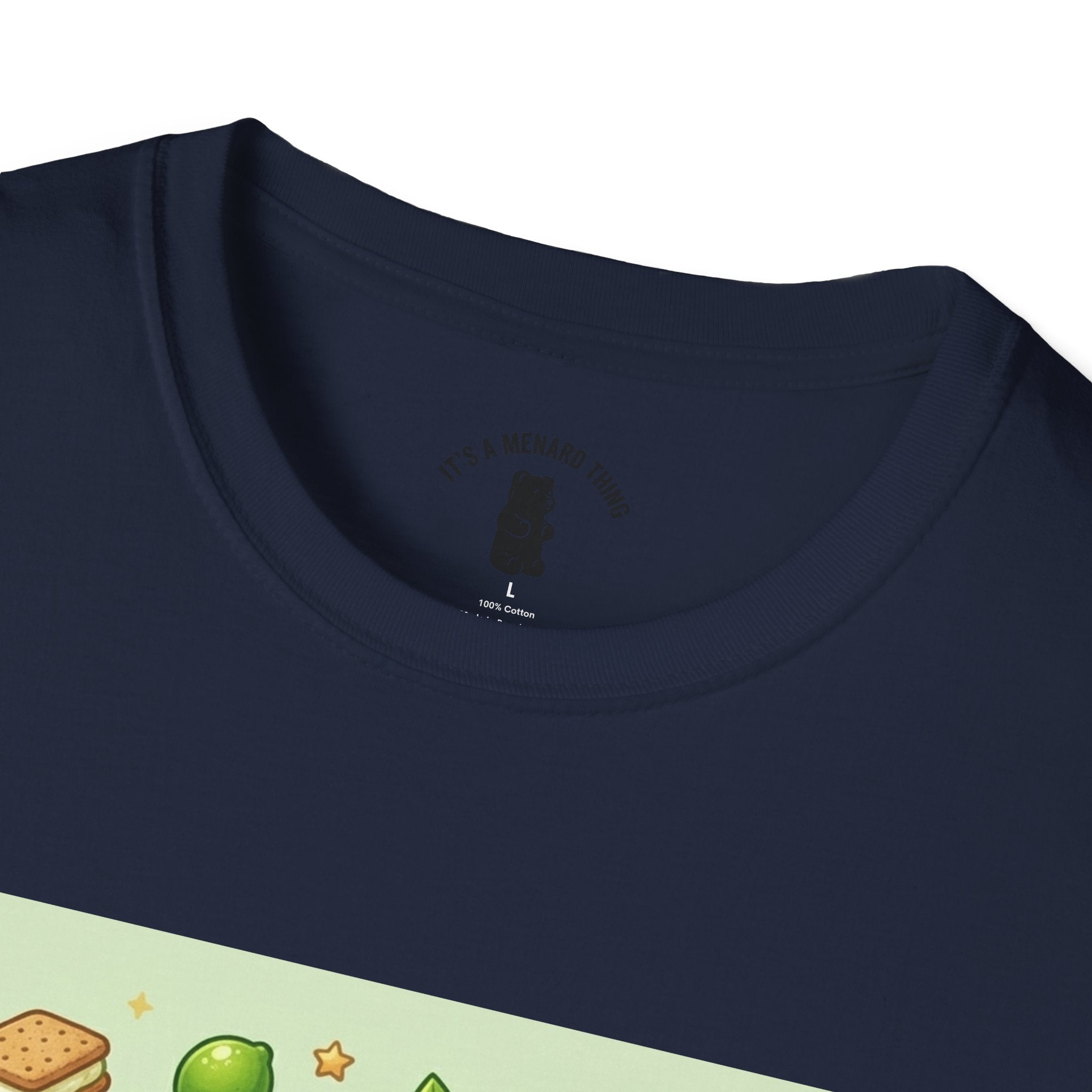 Keylime cream Pie, Exotic Gooey Gummy Bear — Kawaii Illustration T-Shirt