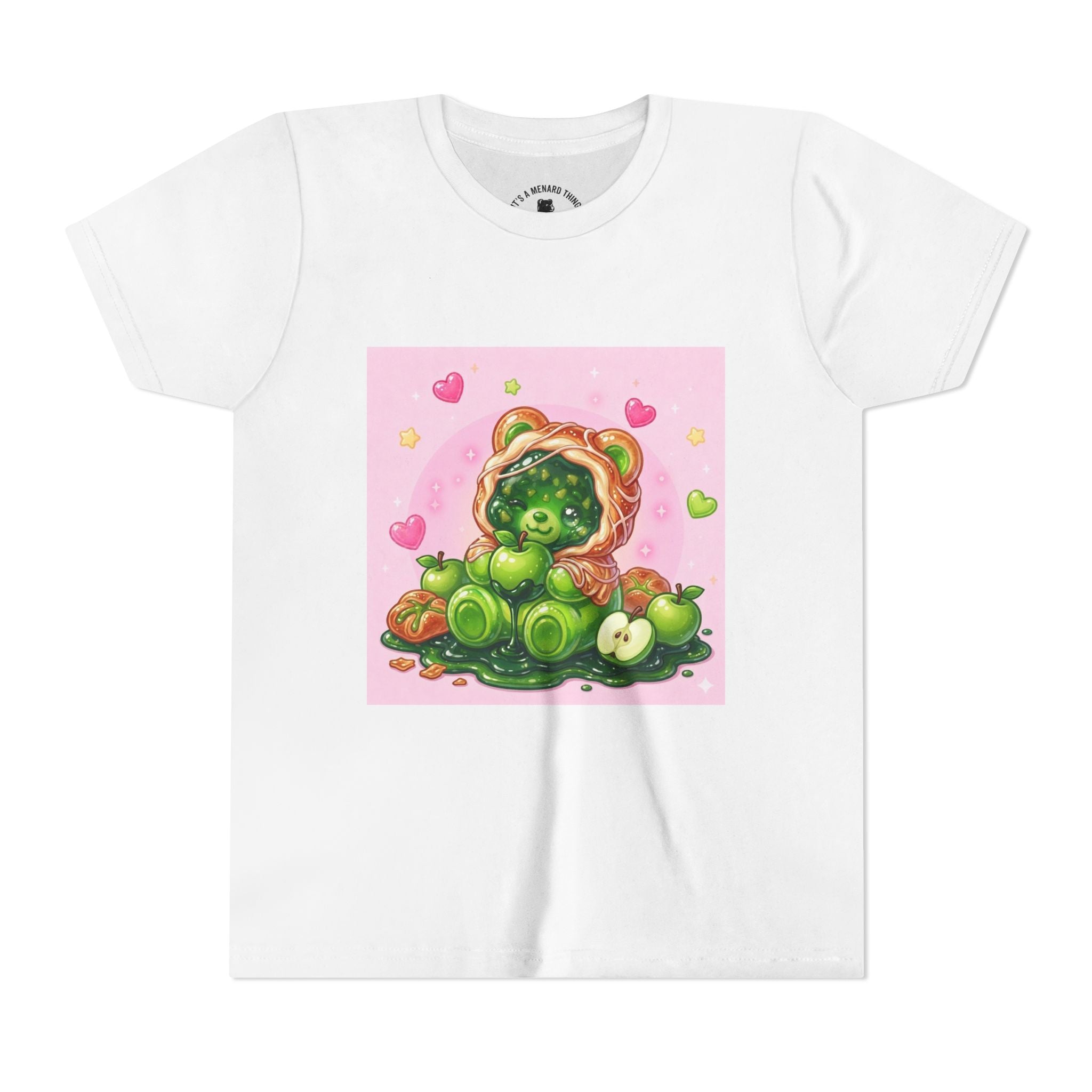 Cute Green Apple Gooey Gummy Danish Bear