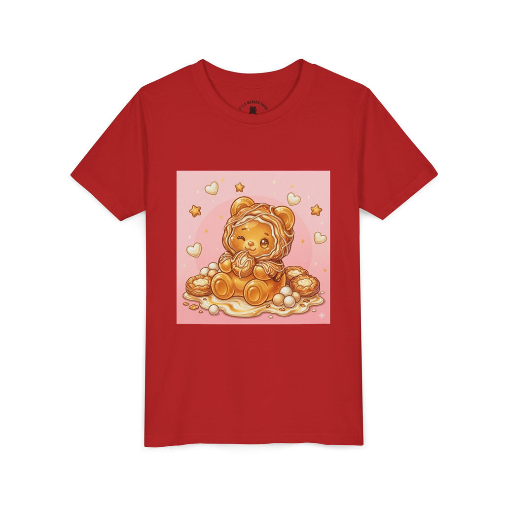 Cheese Danish Gooey Gummy Bear in Puff PJs Graphic Tee