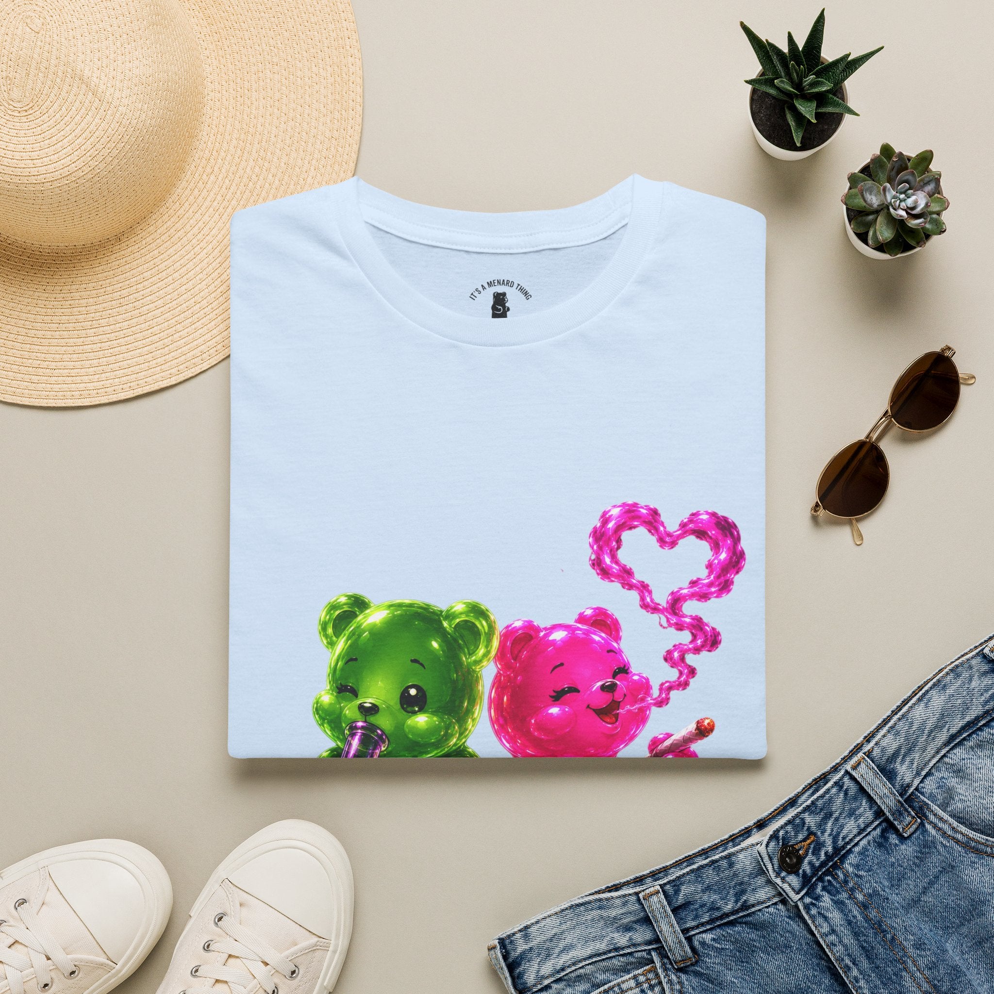 Lighting A Blazer, Oozy Bear Special Dou Gummies- Graphic Shirt (Adults Only!)