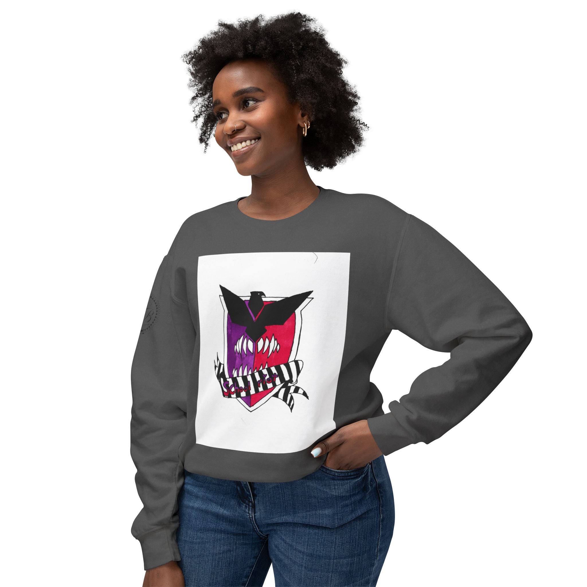 "School Riot" Hexilda Bane School Graphic Sweatshirt