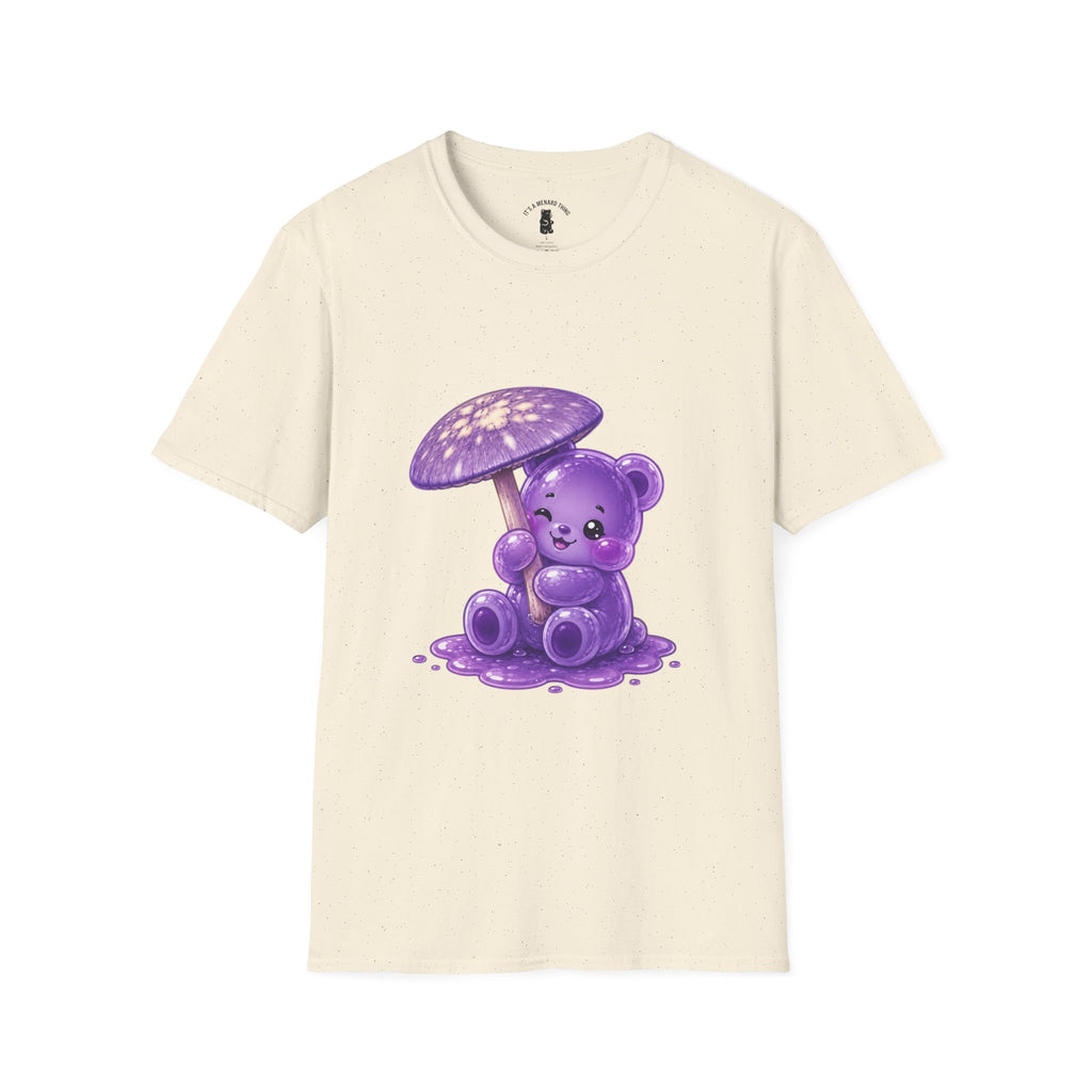 Purple Cortinarius Violaceus Mushroom Oozy Bear Special- Graphic Shirt