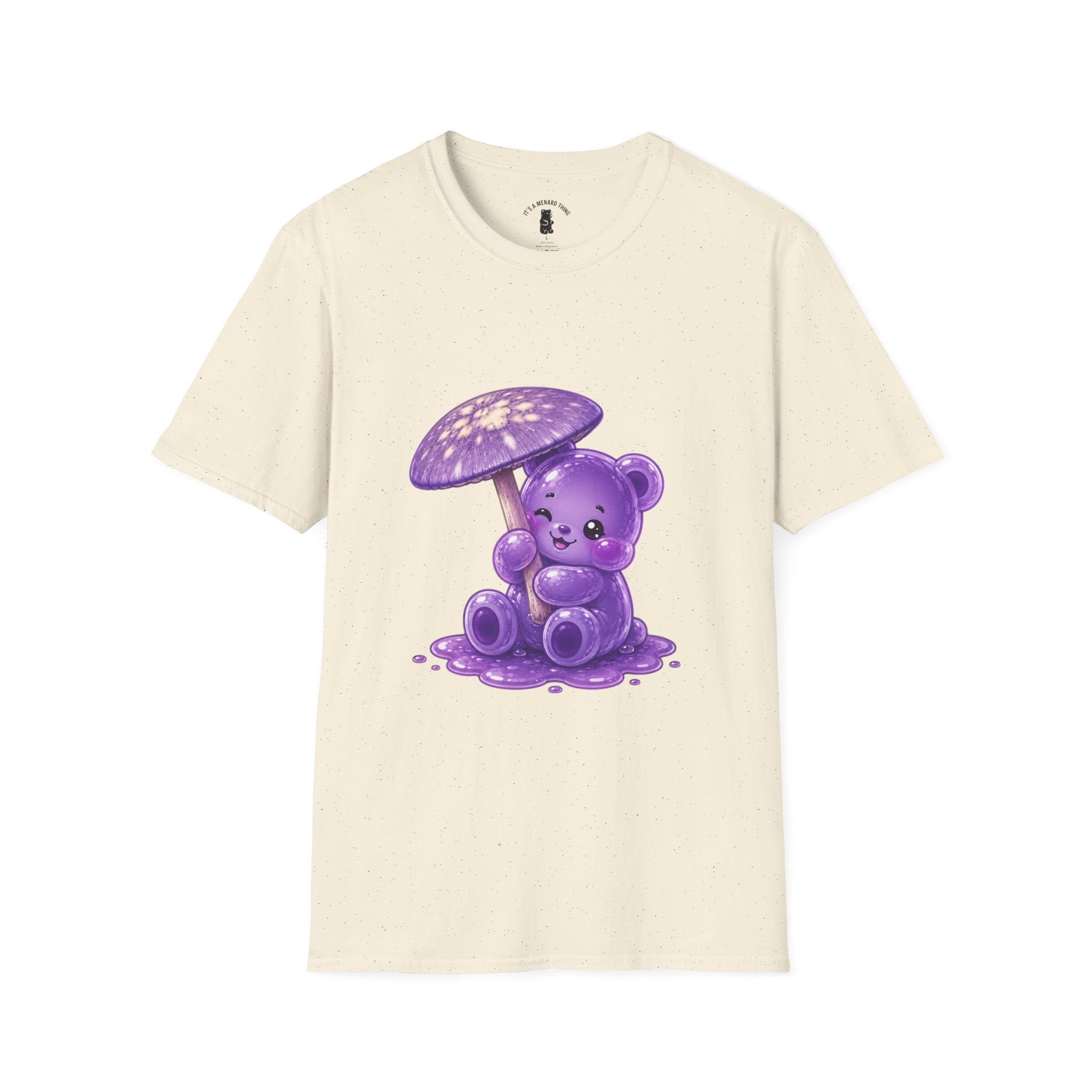 Purple Cortinarius Violaceus Mushroom Oozy Bear Special- Graphic Shirt