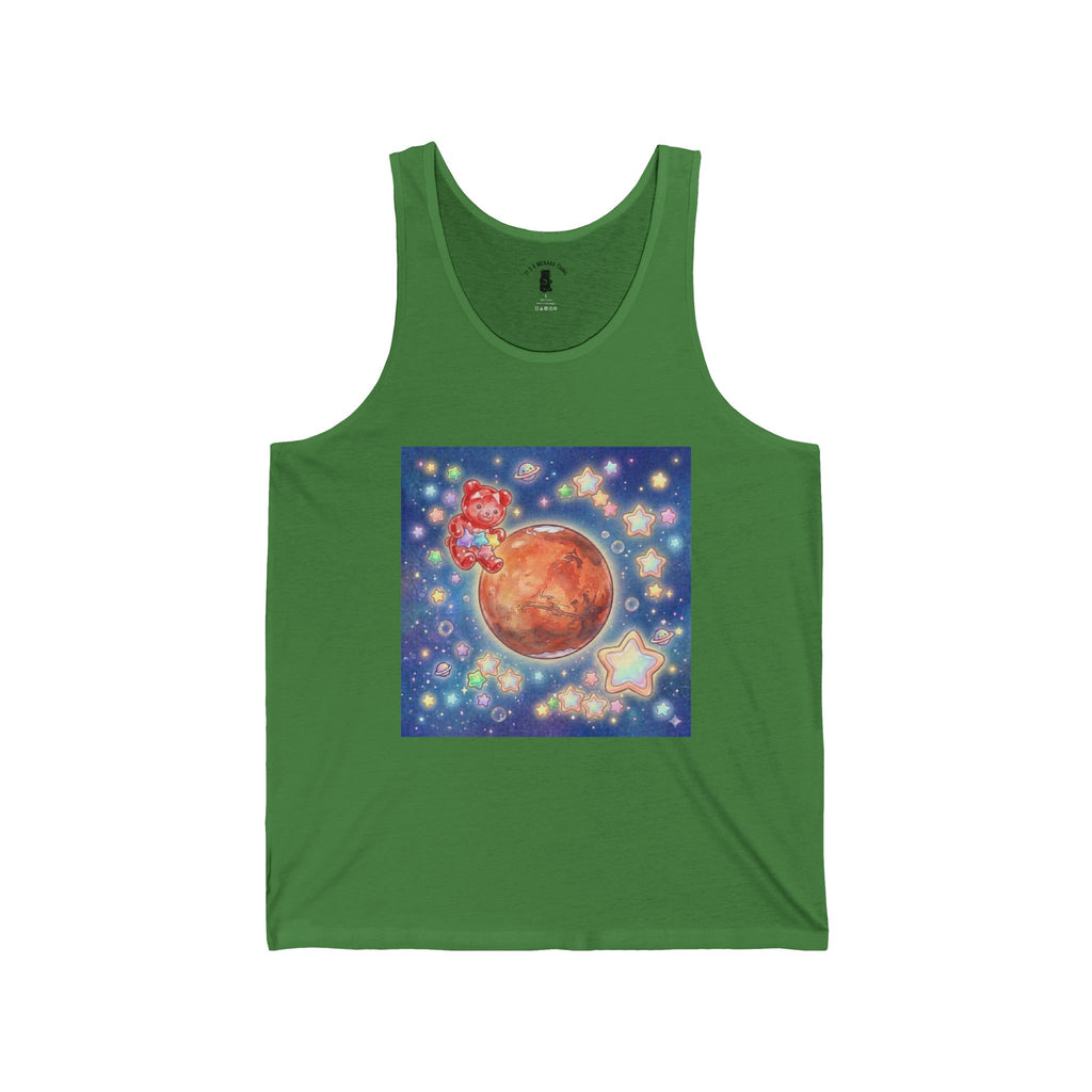 Take me To Mars Home, Special Crystal Red Gooey Gummy Bear— Kawaii Graphic Design