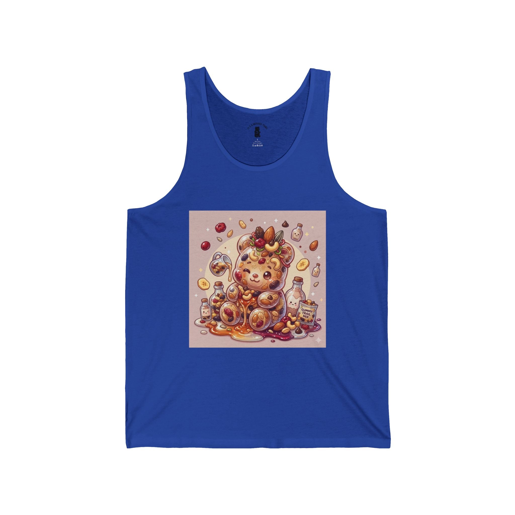 Sweet Yet Simple Trail Mix, Exotic Gooey Gummy Bear — Adorable Graphic Tank Top