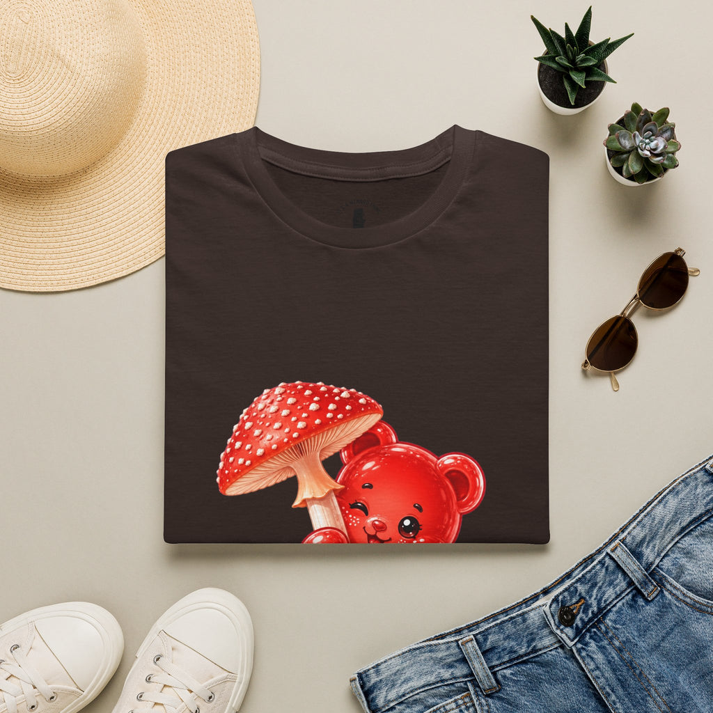 The Fly Agaric Fungi Special, Red Oozy Bear Gummy Friend- Graphic Shirt
