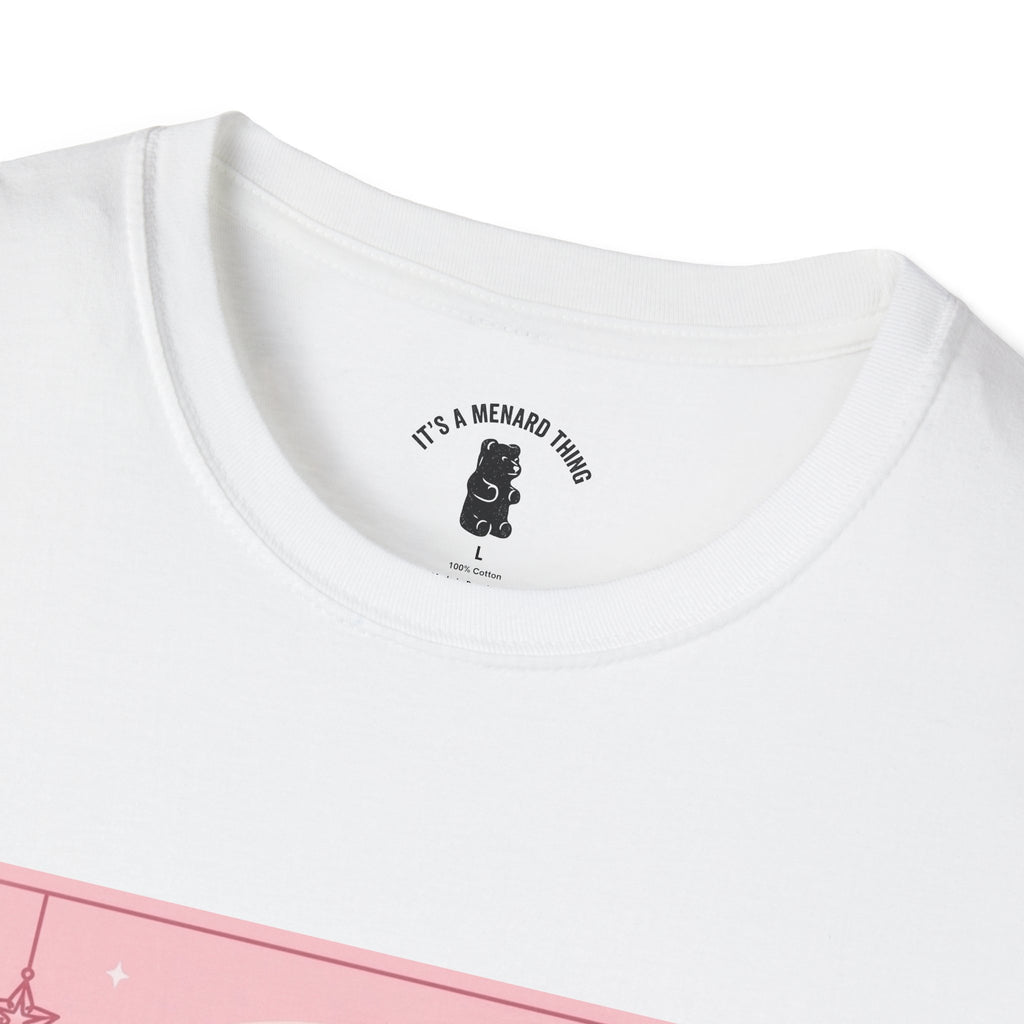 Rose Water Turkish Delight, Pink Gooey Gummy Bear— Kawaii Illustration