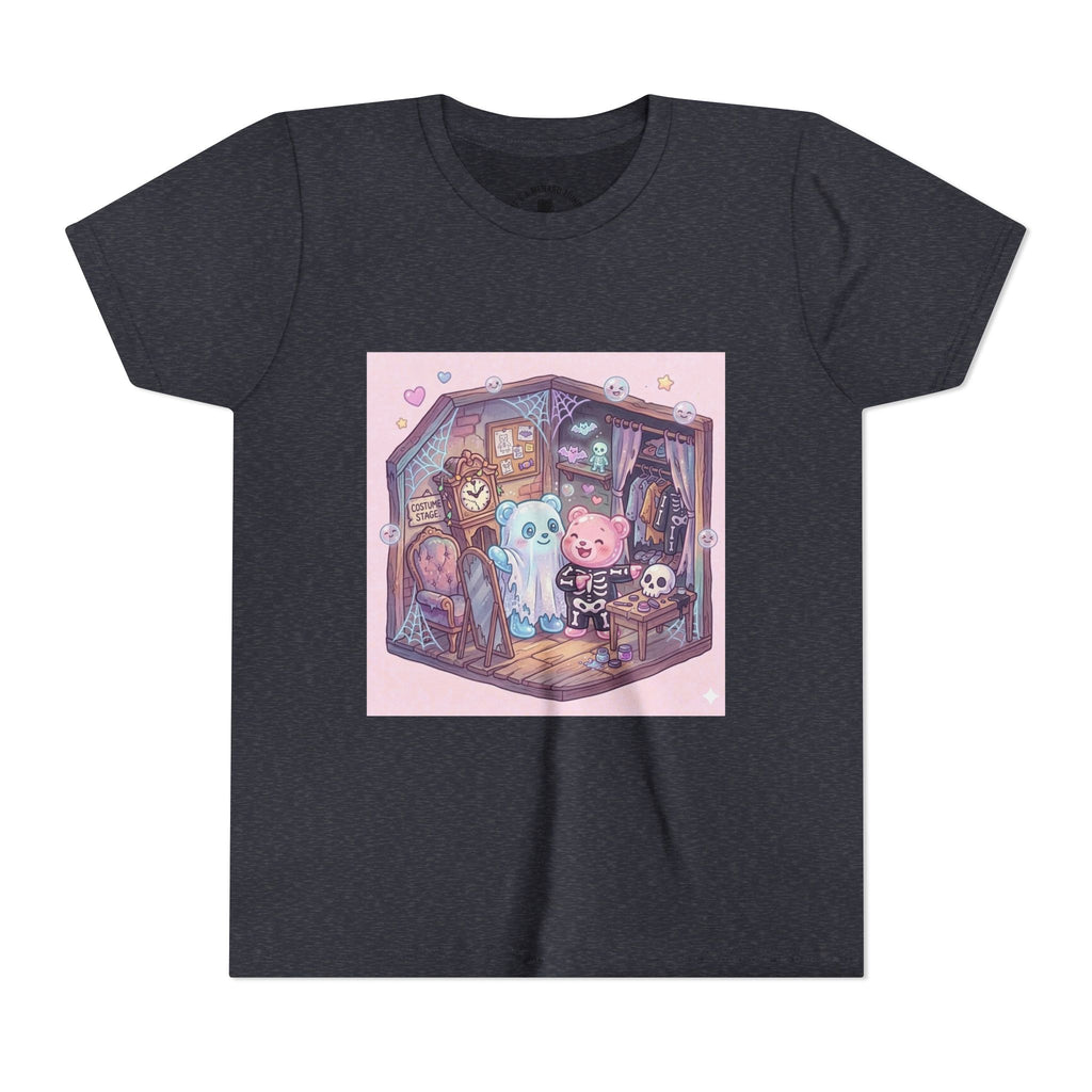 Halloween Haunted Room & Gooey Gummy Friends Illustration