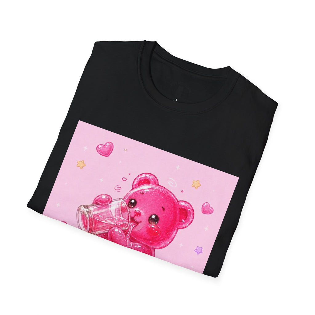 Sugar Shock Shot, Boozy Gooey Gummy Bear- Kawaii Graphic T-Shirt