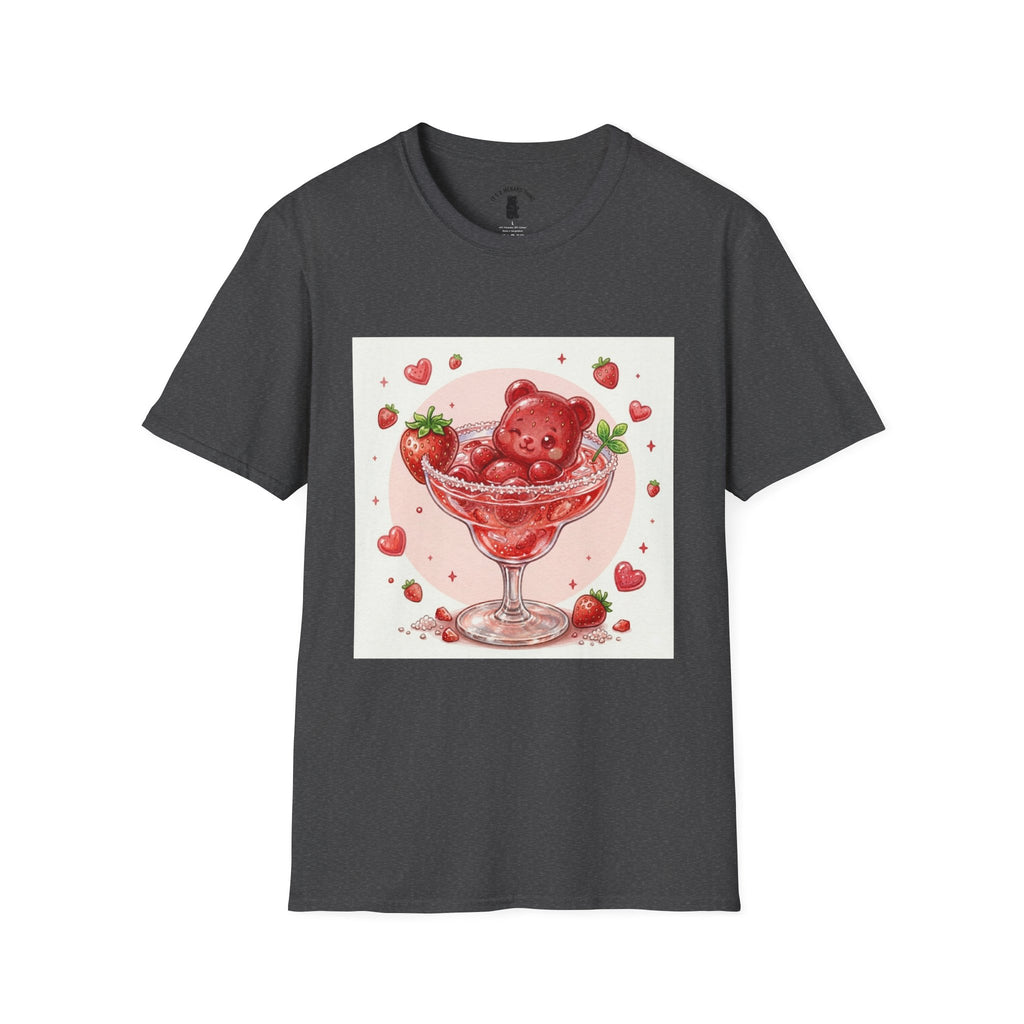 Strawberry Daiquiri Icey, Boozy Gooey Gummy Bears- Kawaii Graphic T-Shirt