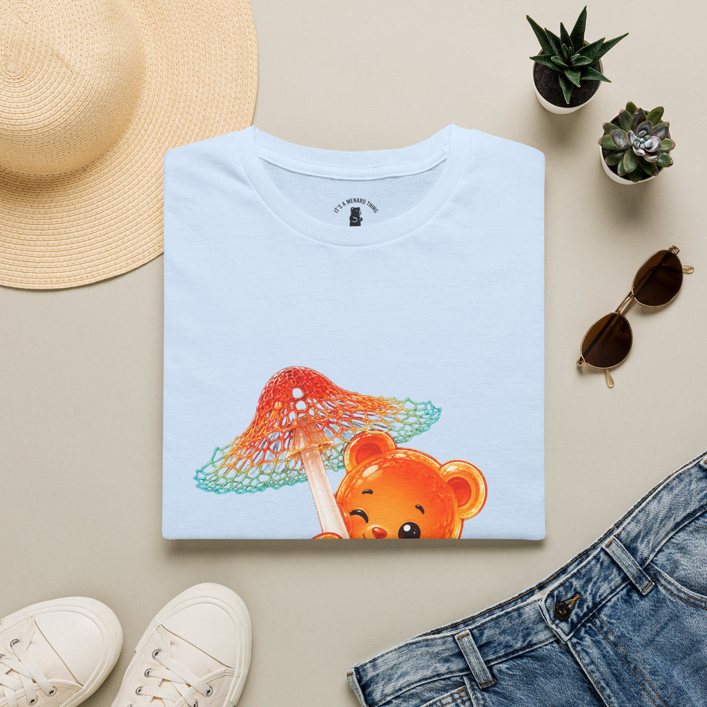 Rare Orange and Green Mushroom, Oozy Bear Gummy Friend Special- Graphic Shirt