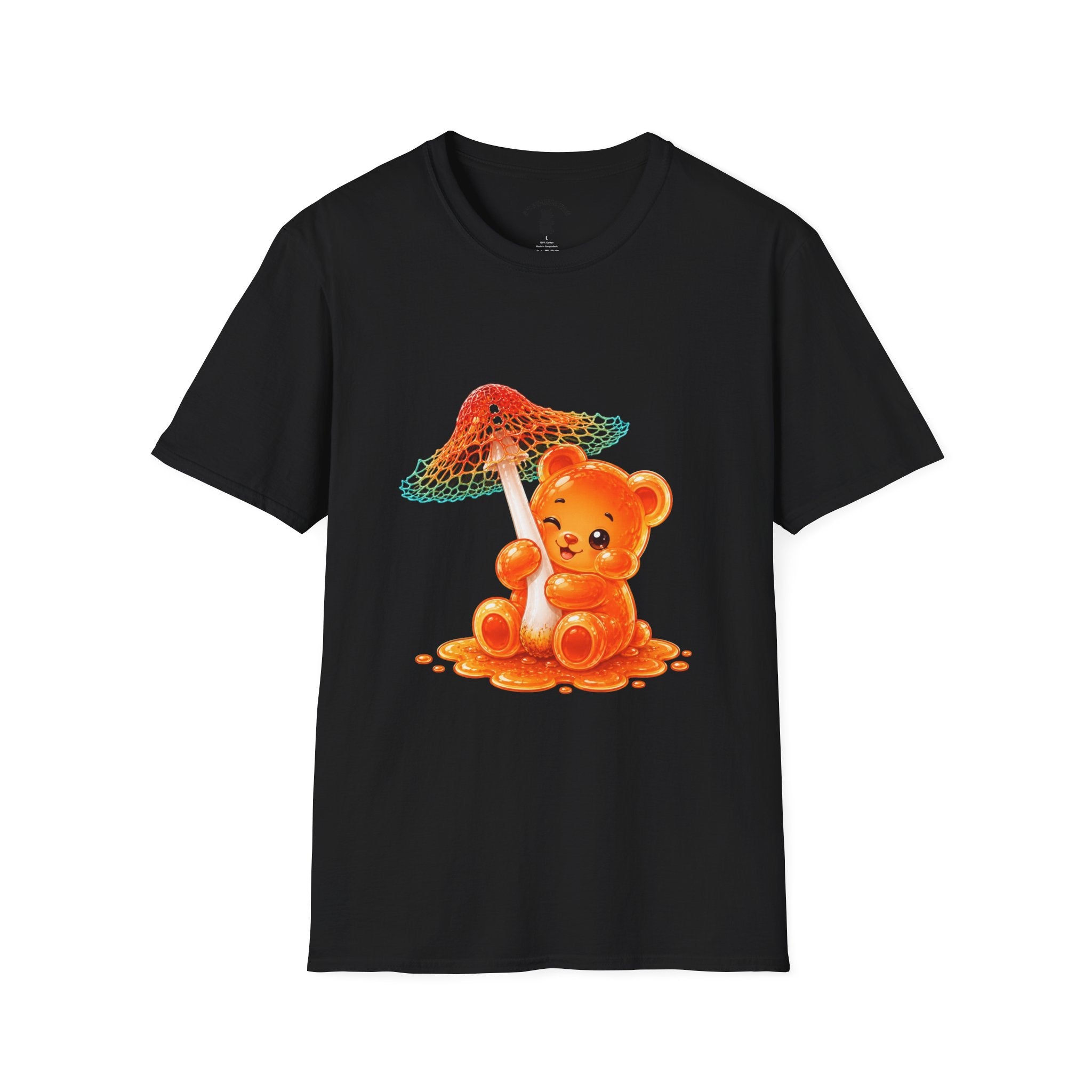 Rare Orange and Green Mushroom, Oozy Bear Gummy Friend Special- Graphic Shirt