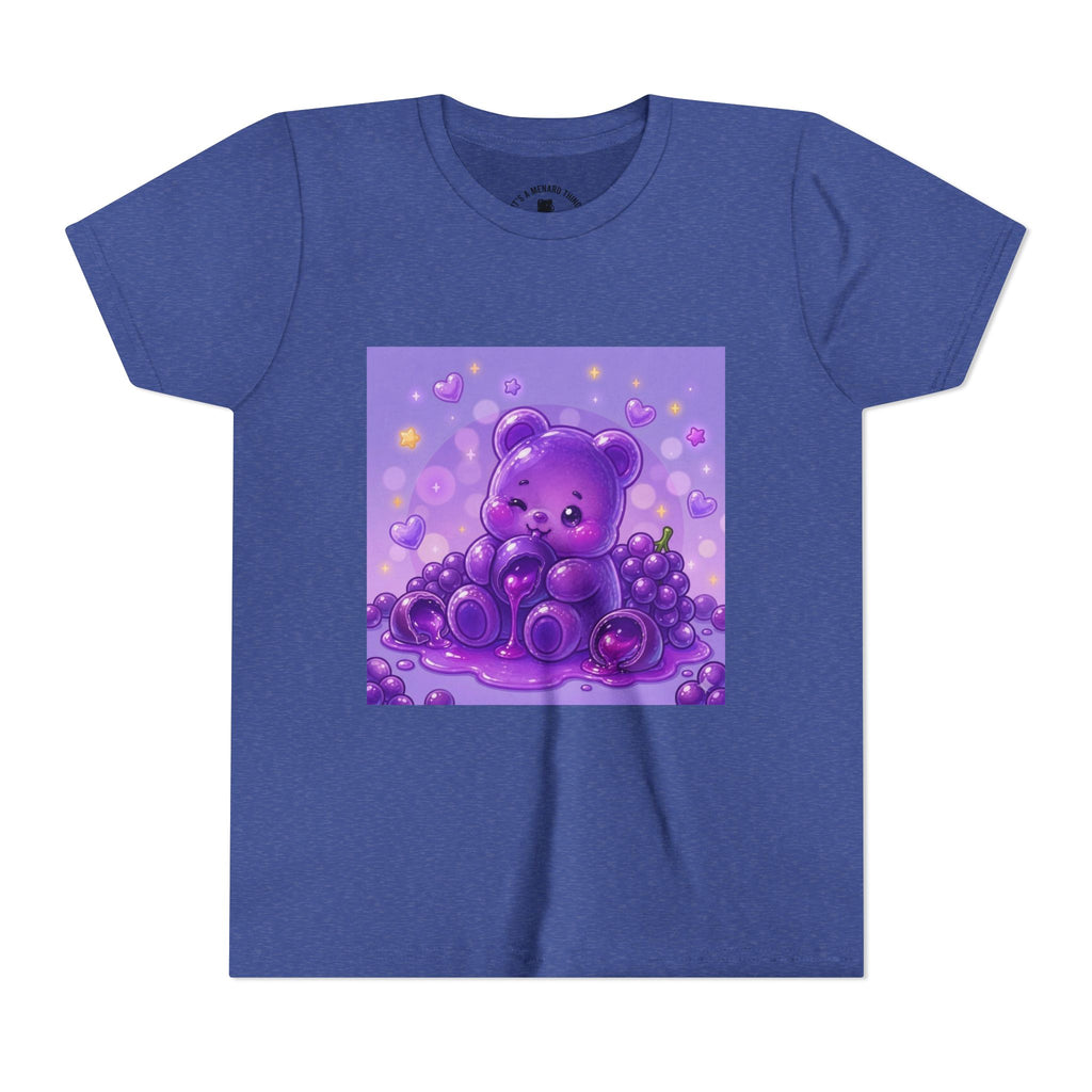 Gooey Grape Gummy Bear Cute Kids Shirt