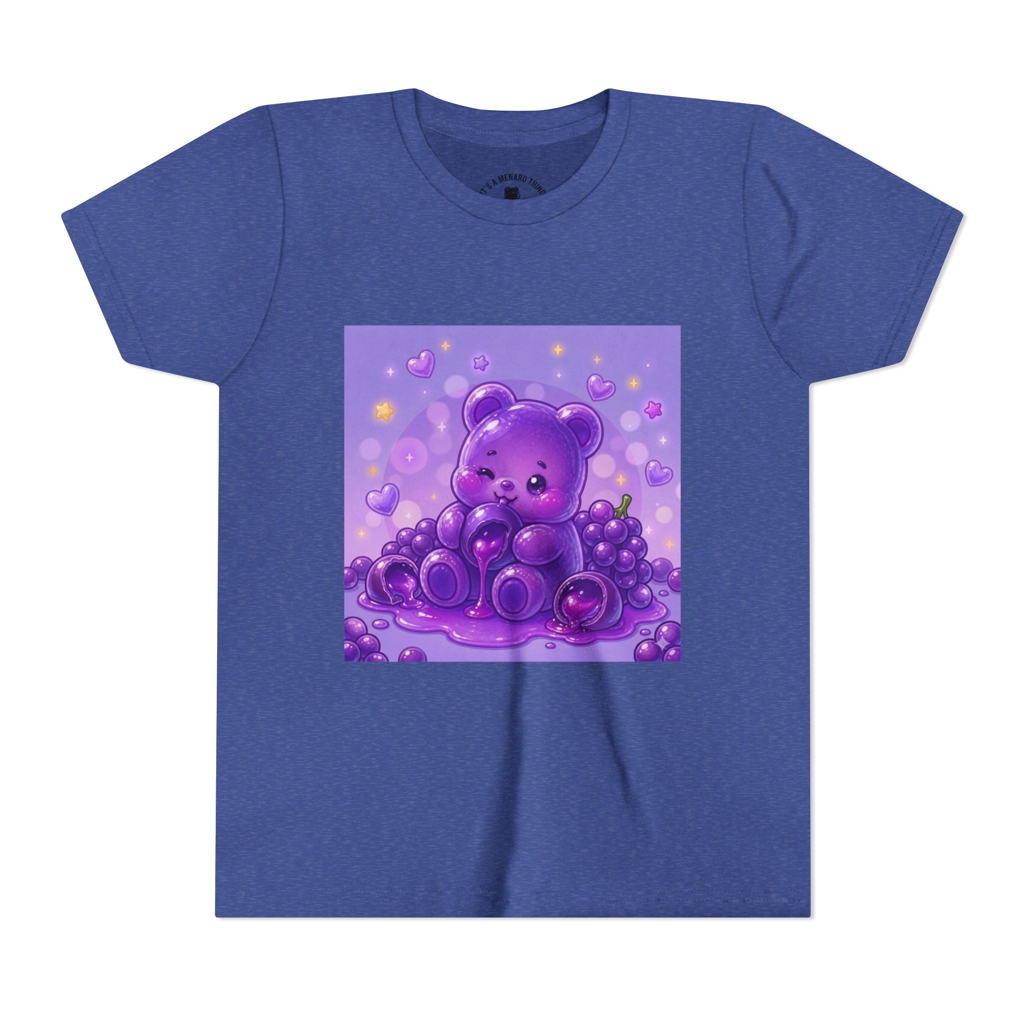 Gooey Grape Gummy Bear Cute Kids Shirt