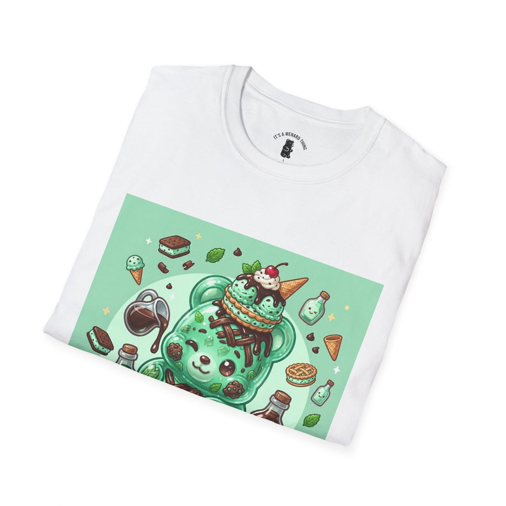 Mint Chip Ice Cream, Exotic Gooey Gummy Bear — Kawaii Graphic Tee