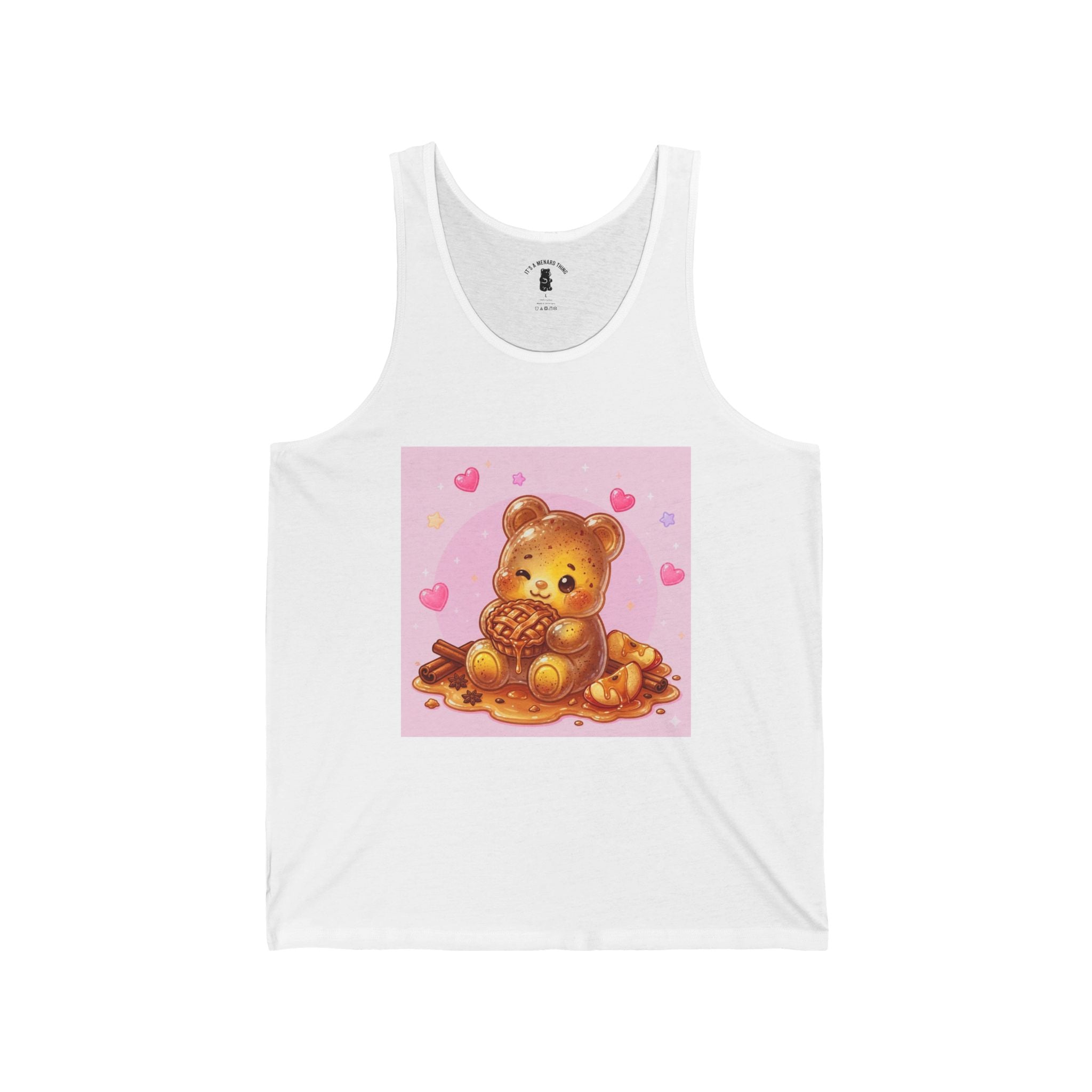 Apple Cinnamon Pie, Golden Gooey Gummy Bear — Kawaii Graphic Tank