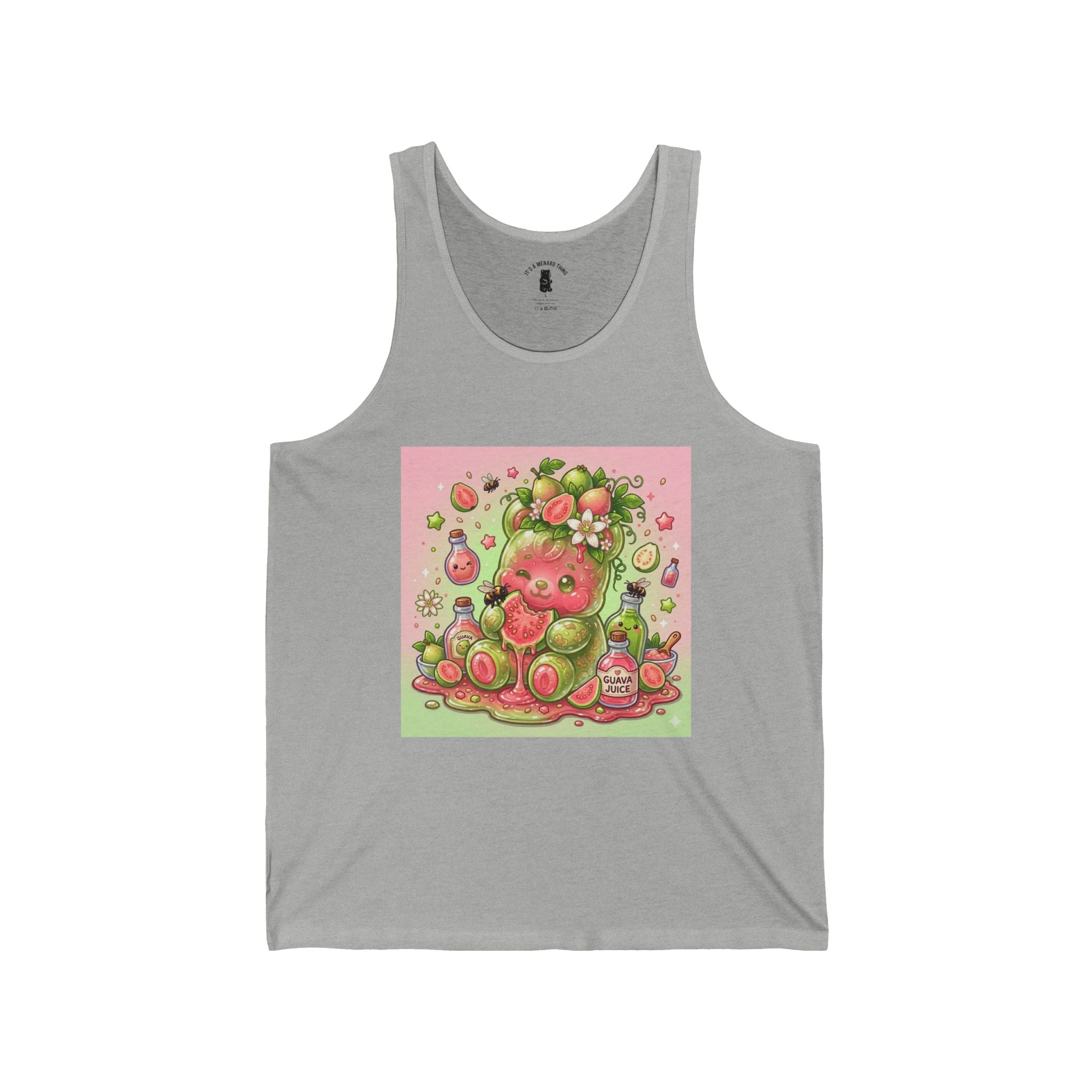 Sweet Gauva Fruit, Exotic Fruit Gooey Gummy Bear-Kawaii Graphic Tank Top
