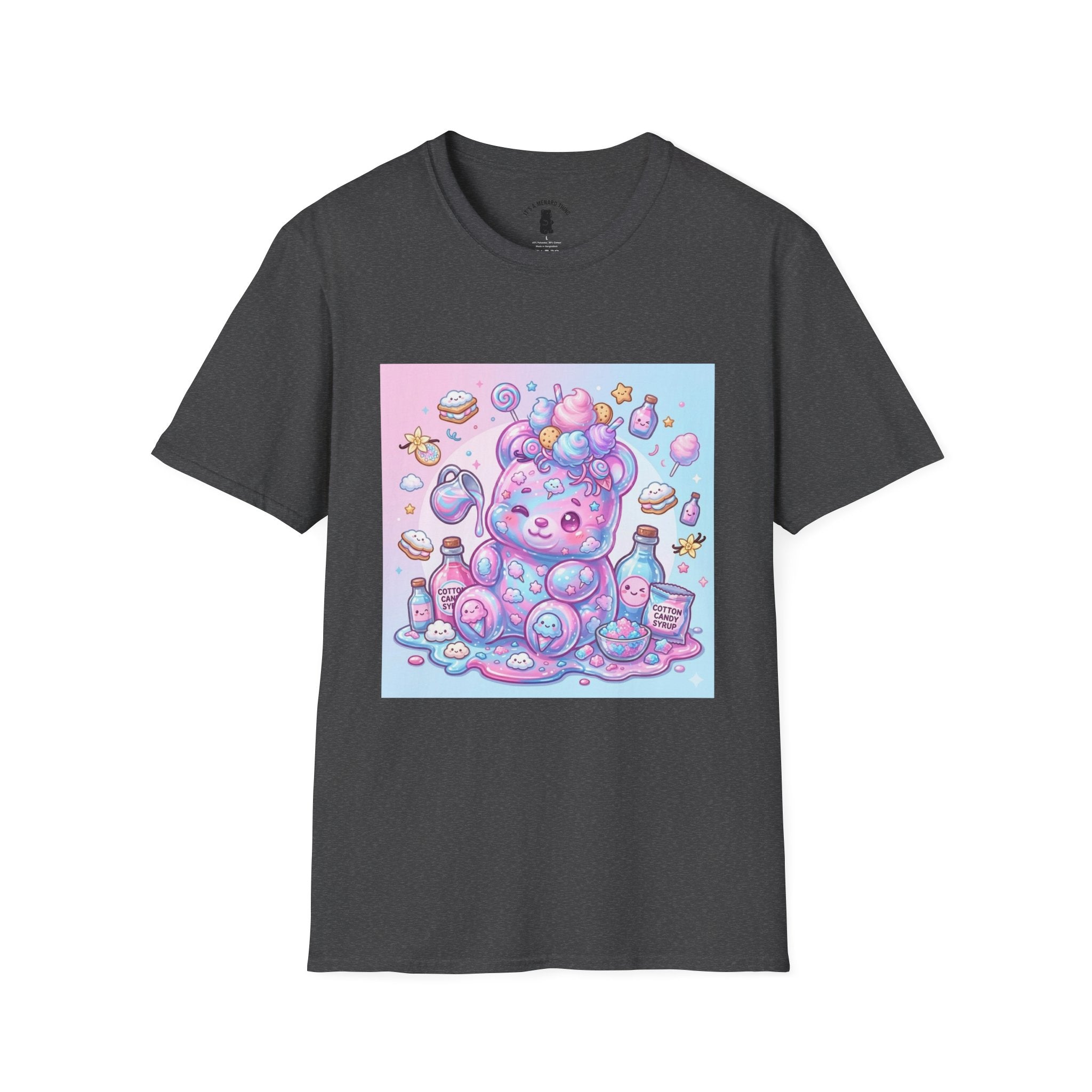 Cotton Candy Gooey Gummy Bear — Kawaii Graphic T-Shirt