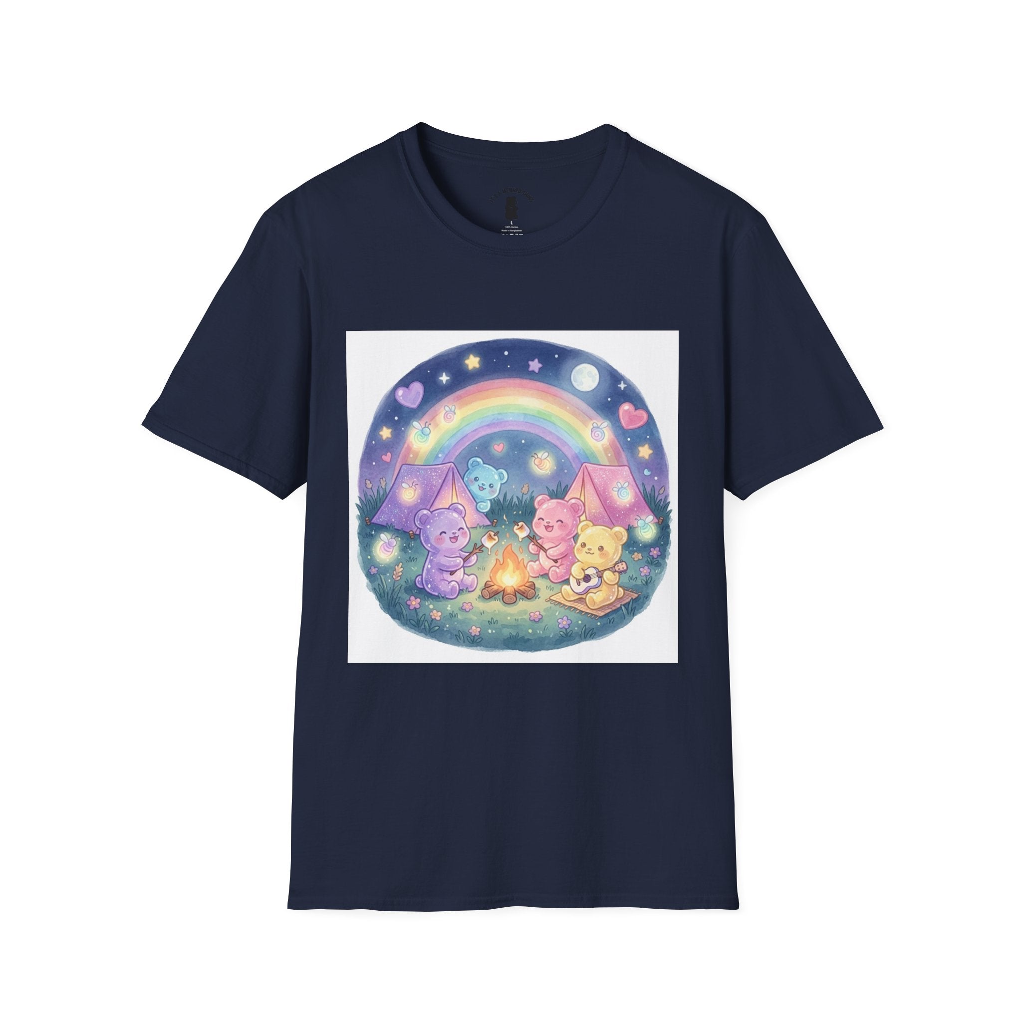 Campfire days and Toasted Marshmallows, Gooey Gummy Friends- Kawaii Graphic T-Shirt
