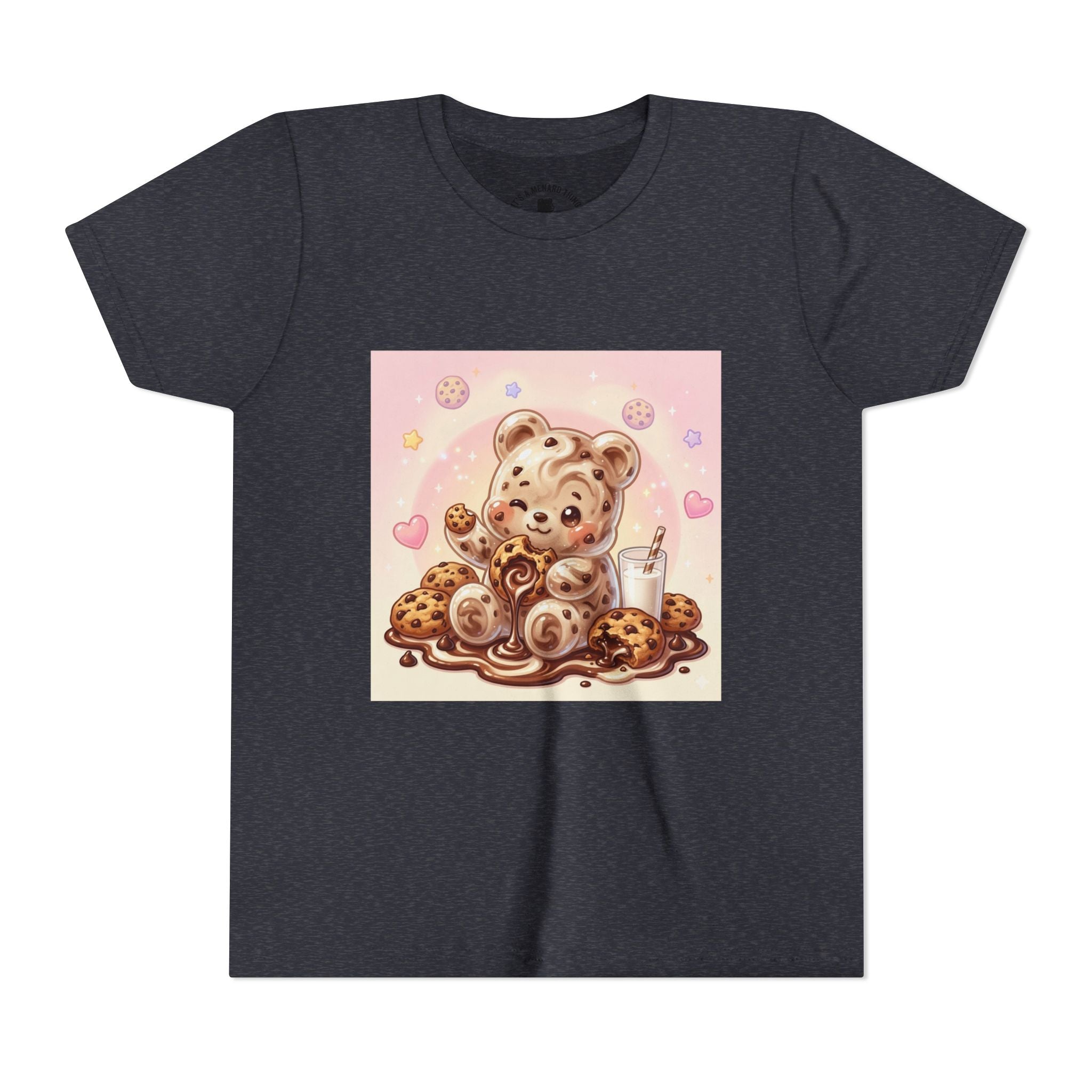 Cookies & Milk Gooey Fudge Gummy Bear Graphic Shirt