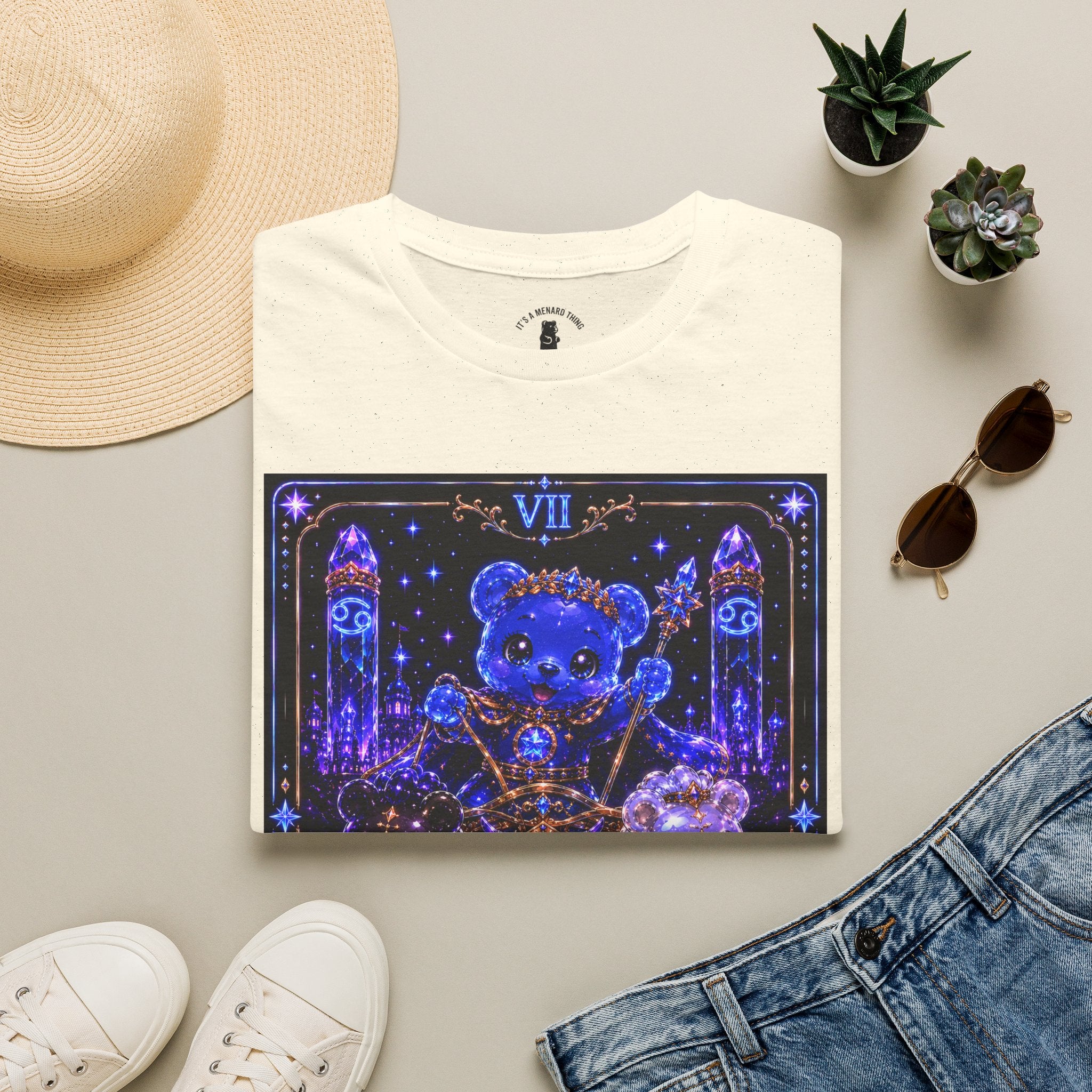The Chariot Tarot Cosmic Oozy Bear Friend Special Addition- Graphic Shirt