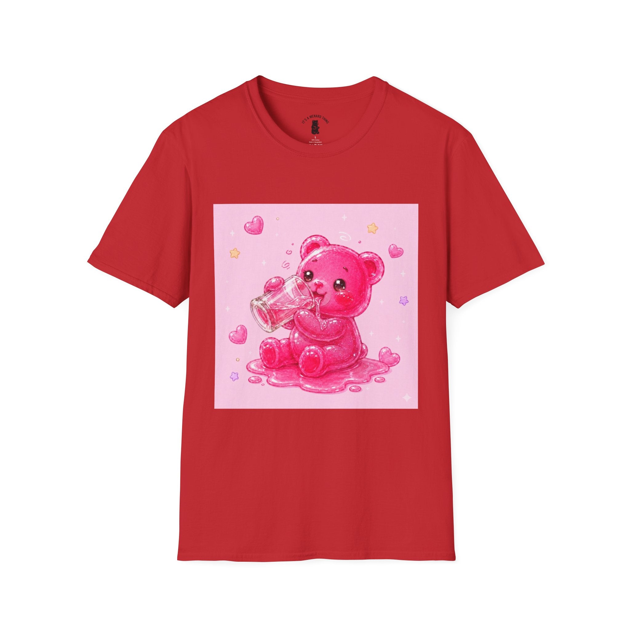 Sugar Shock Shot, Boozy Gooey Gummy Bear- Kawaii Graphic T-Shirt