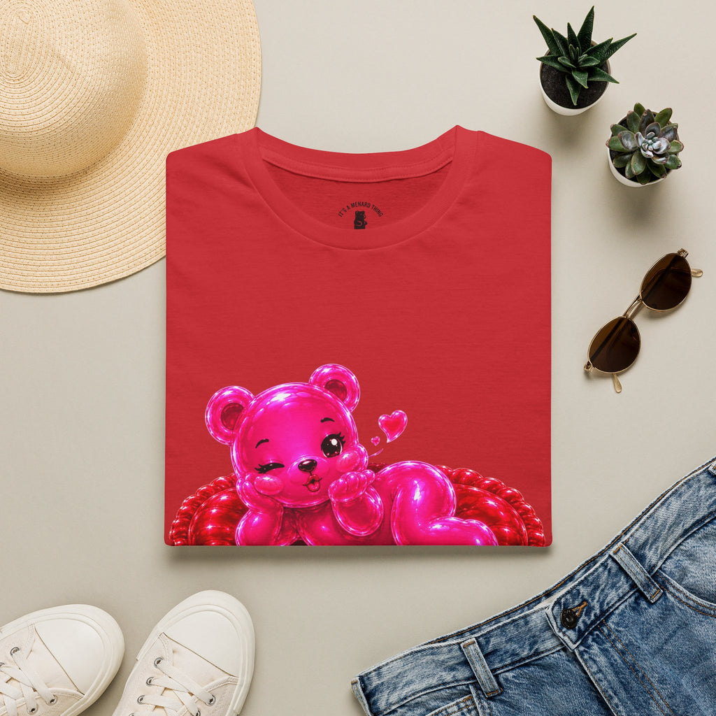 Valentines Addtion, Love me Long time Oozy Bear- Graphic Shirt (Adult Only)
