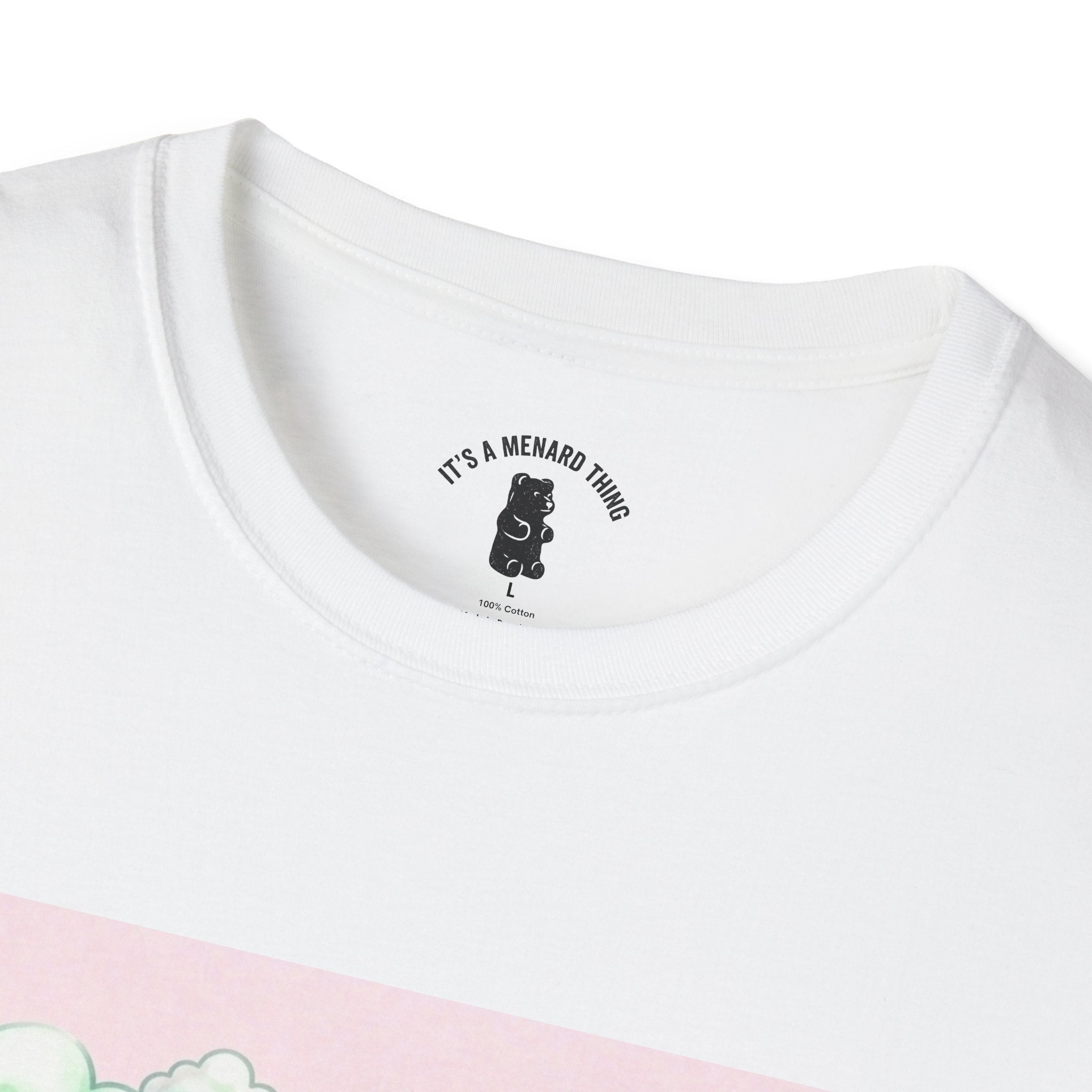 Green Teddy Bear Nature Tee — Cute Eco-Garden Graphic T-Shirt