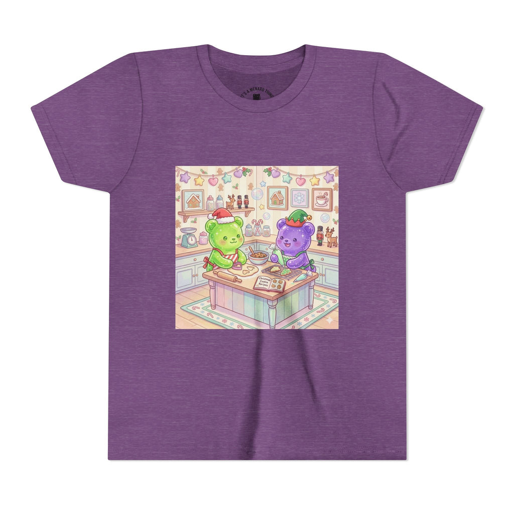 Gooey Gummies making Holiday Cookies T‑Shirt — Cute Pastel Kitchen Baking Design