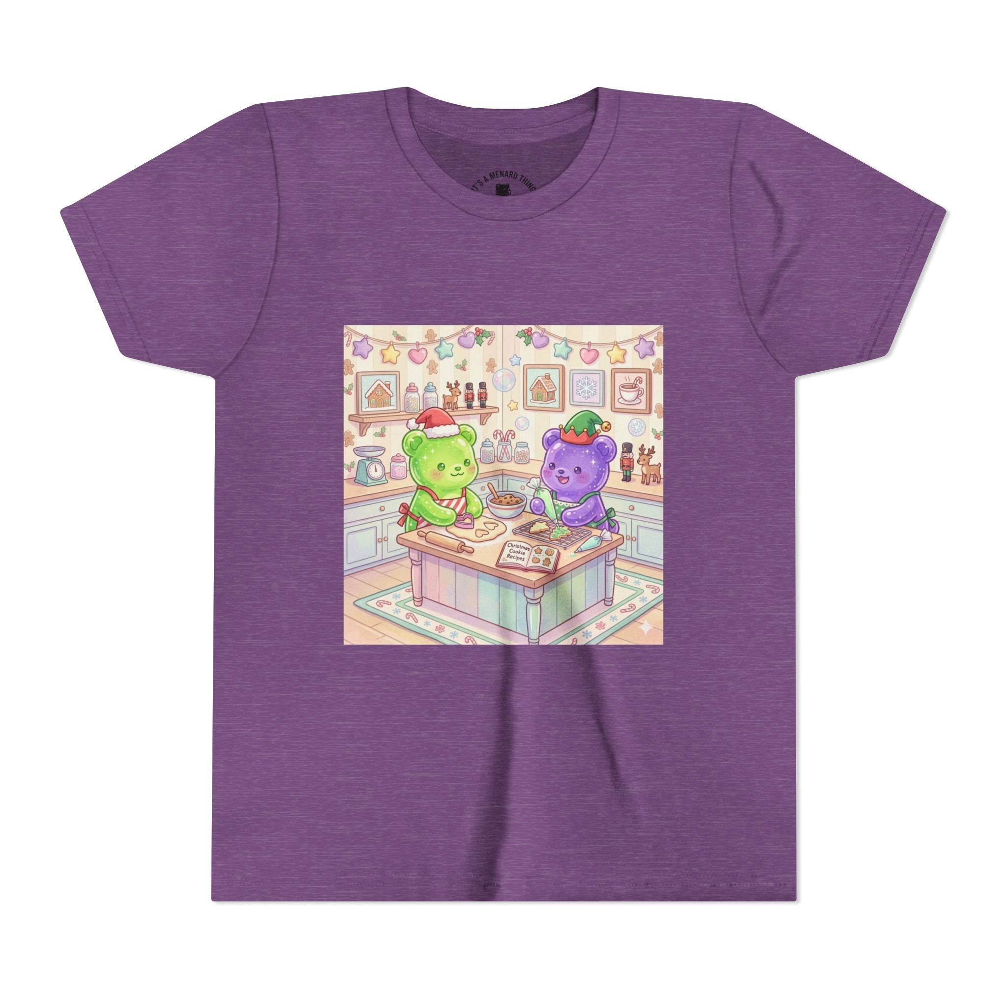 Gooey Gummies making Holiday Cookies T‑Shirt — Cute Pastel Kitchen Baking Design