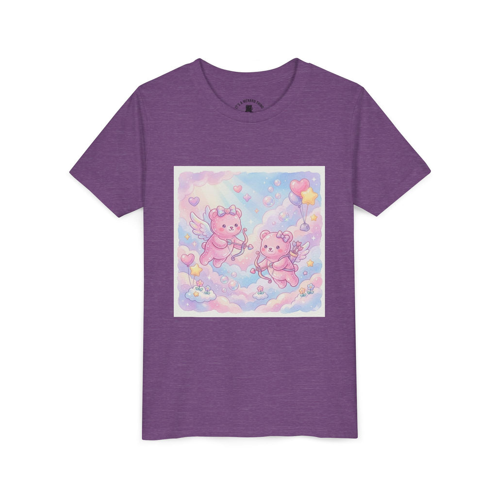 Cherub Angels Gooey Gummy Bear Friends- Hearts Pastel Cloud Graphic
