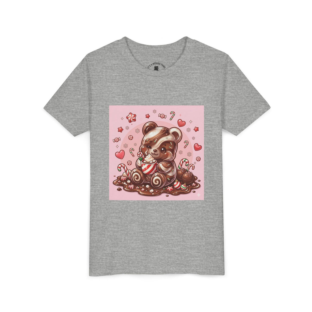 Cute Hot Chocolate Gooey Gummy Bear Holiday Kids Shirt