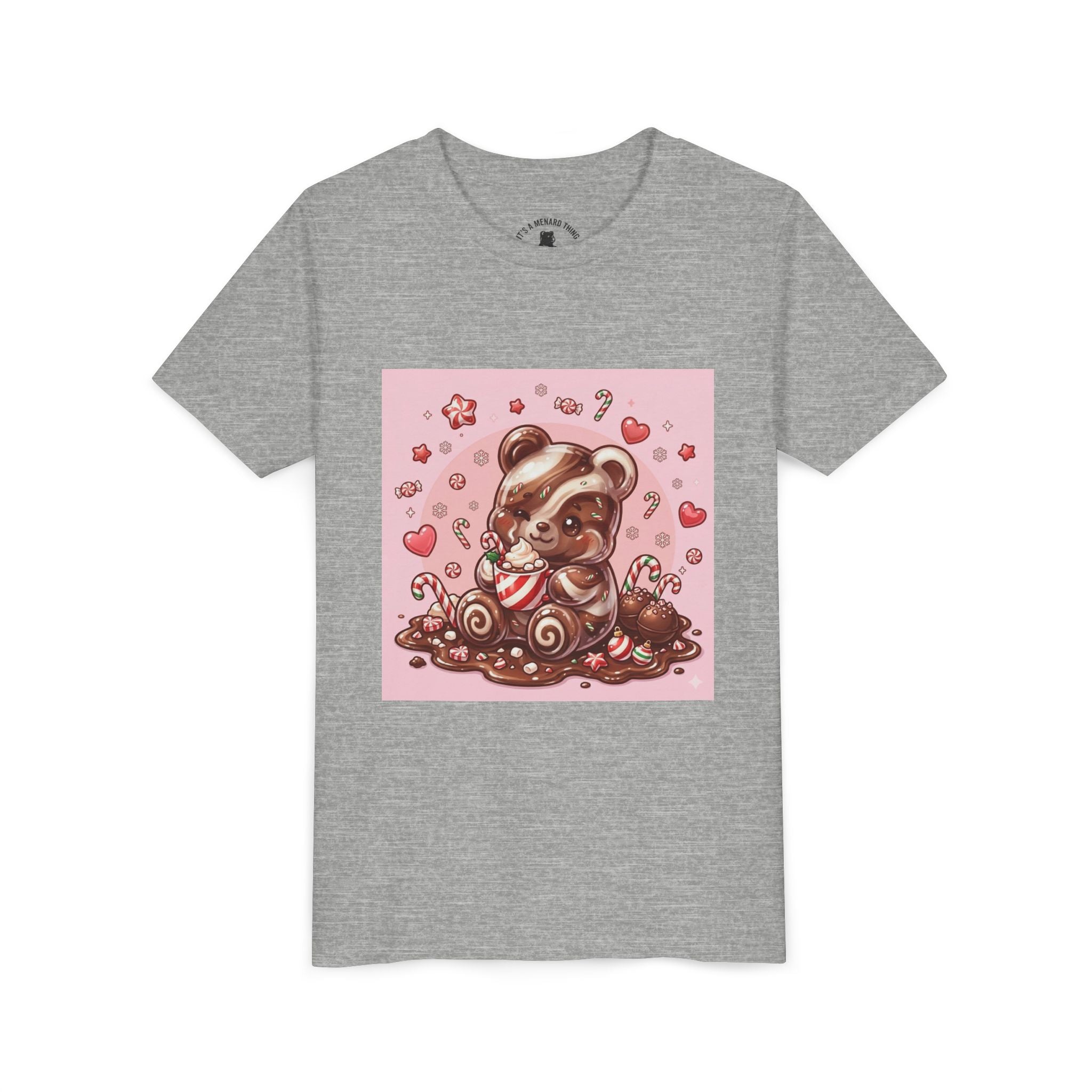 Cute Hot Chocolate Gooey Gummy Bear Holiday Kids Shirt
