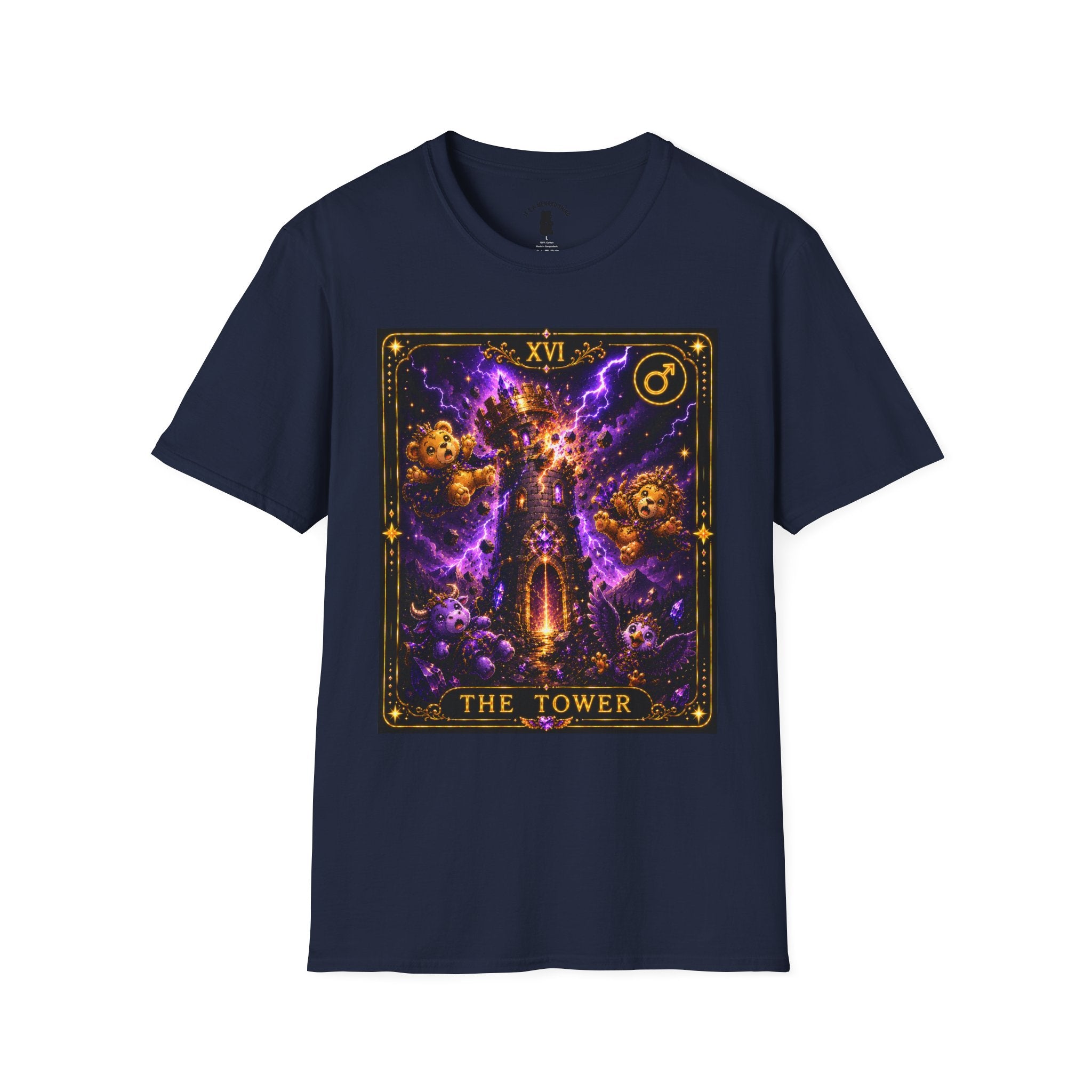 The Tower Tarot Card Oozy Bear Friends Special Addition- Graphic Shirt