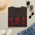 Punk Retro Crimson Red Oozy Bear Babe, Beach Pin Up Addition- Adult Graphic Shirt (18+)