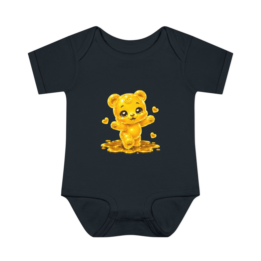 Baby Golden Oozy Gummy Bears First Steps, Cutie Addition- Graphic Onesie