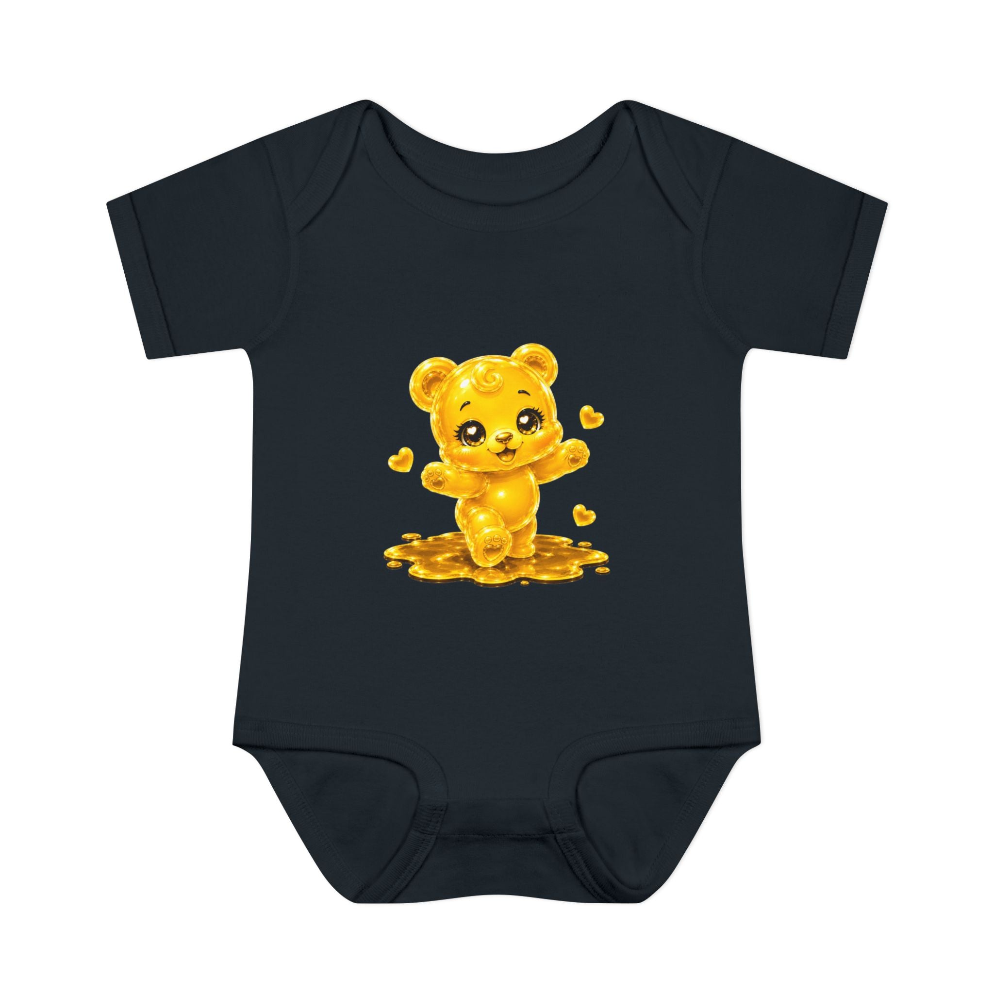 Baby Golden Oozy Gummy Bears First Steps, Cutie Addition- Graphic Onesie
