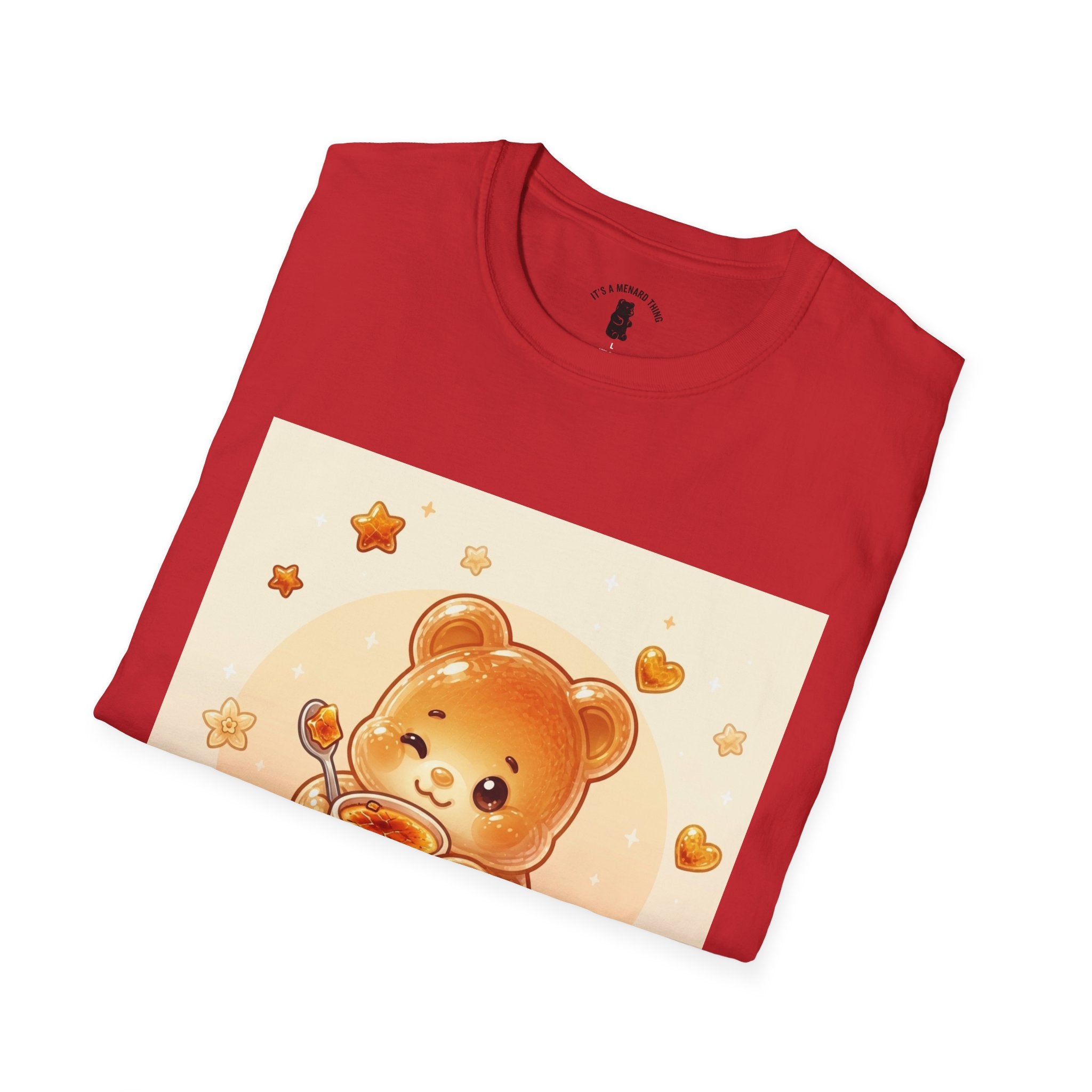 Cream Brulé Cutie, Gooey Gummy Bear – Adorable Graphic Tee