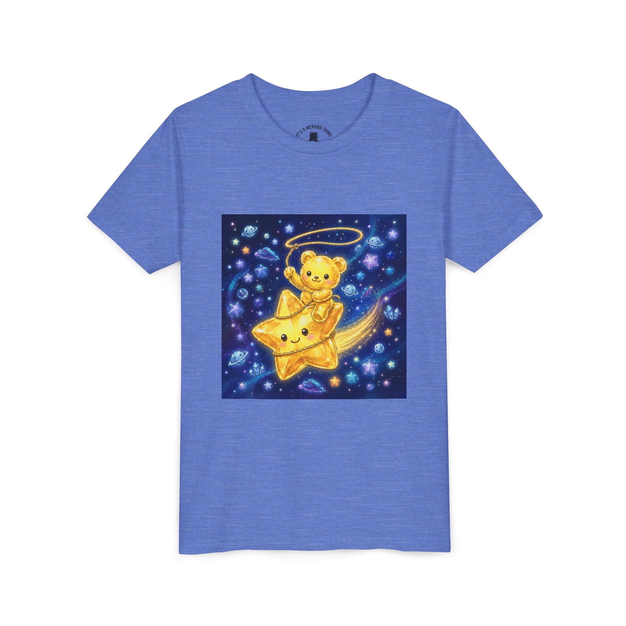 Rodeo, Giddy Up! Starlight Yellow Gooey Crystal Gummy Bear- Graphic T-Shirt