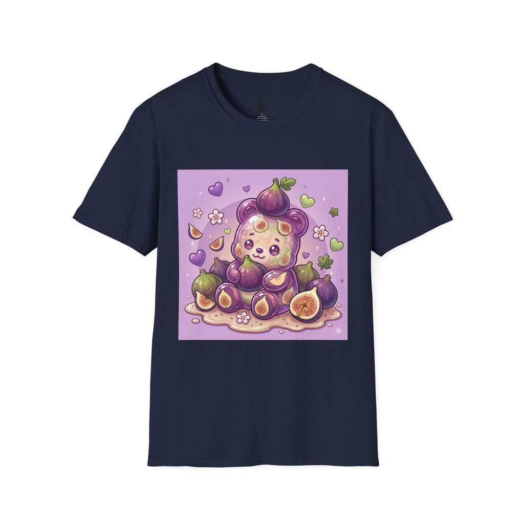 Delicious Ripe Fig, Exotic Oozy Gummy Bear Friend — Kawaii Fruit Design