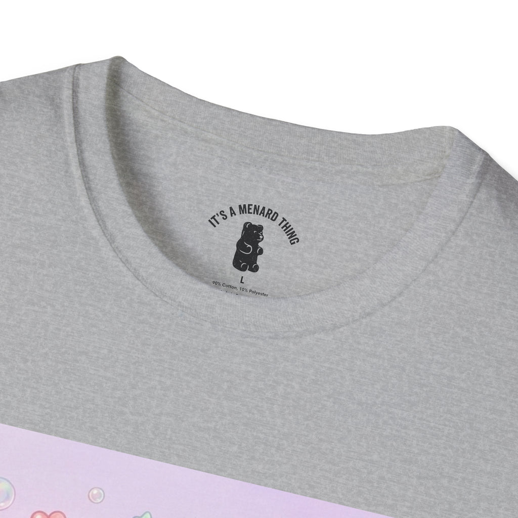Carnival Snack Cart, Sharing with Friends Gooey Gummy Bears — Whimsical Graphic T-Shirt