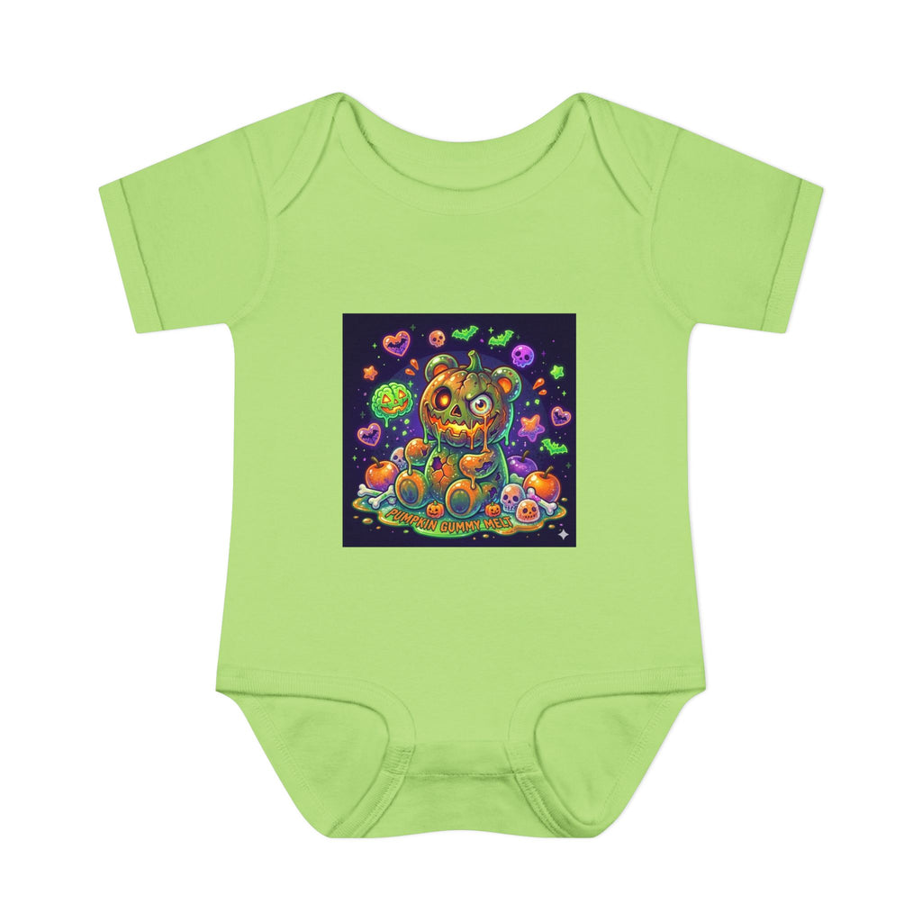 Halloween Pumpkin Head Gooey Gummy Bear - Infant Onesie