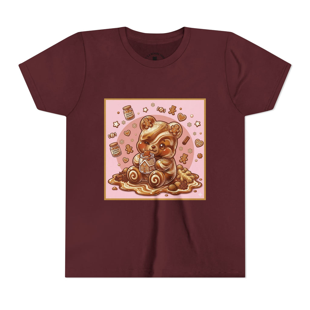 Gooey Gummy Bear Ginger Bread Graphic Youth T-Shirt